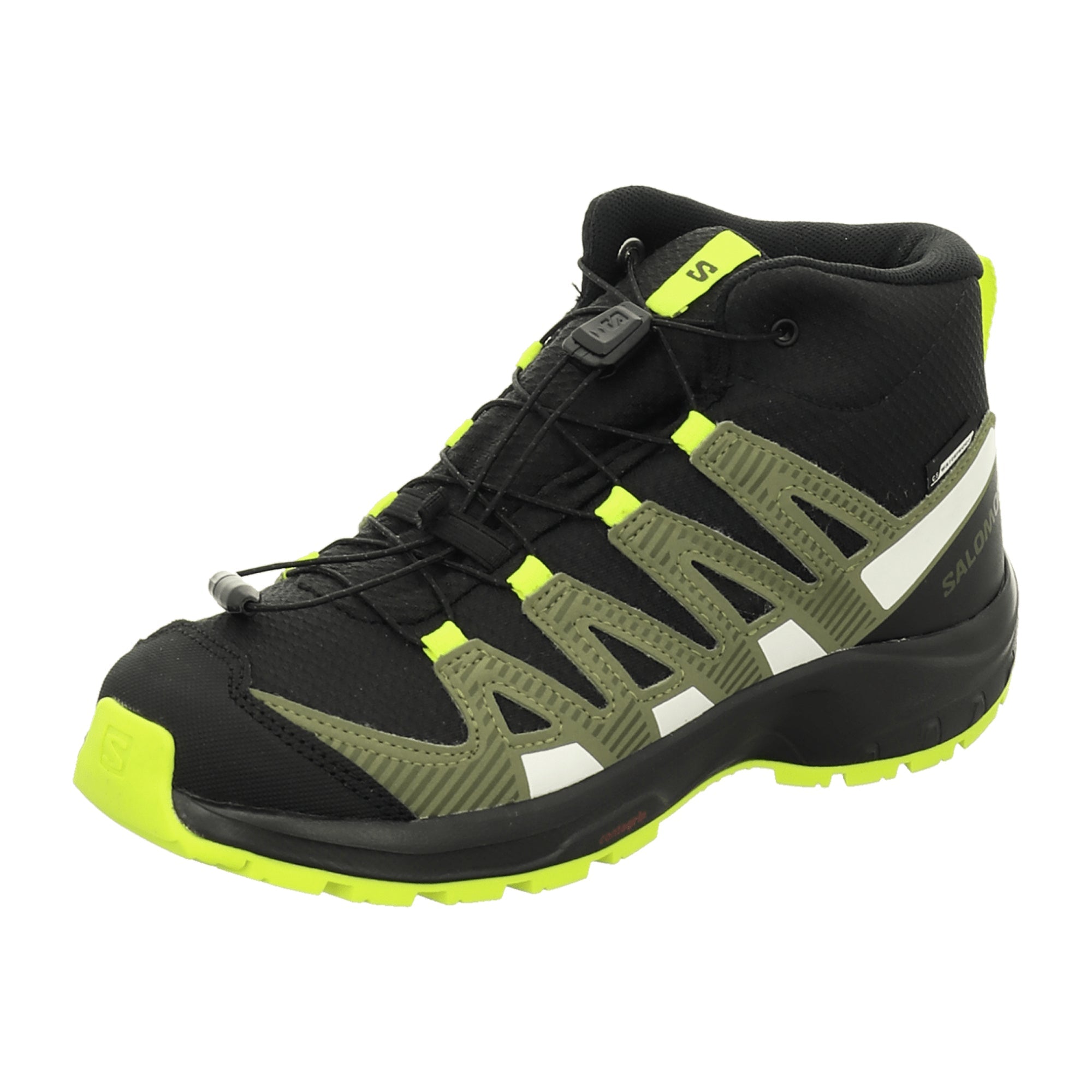 Salomon v8 Mid CSWP J for kids, black, shoes