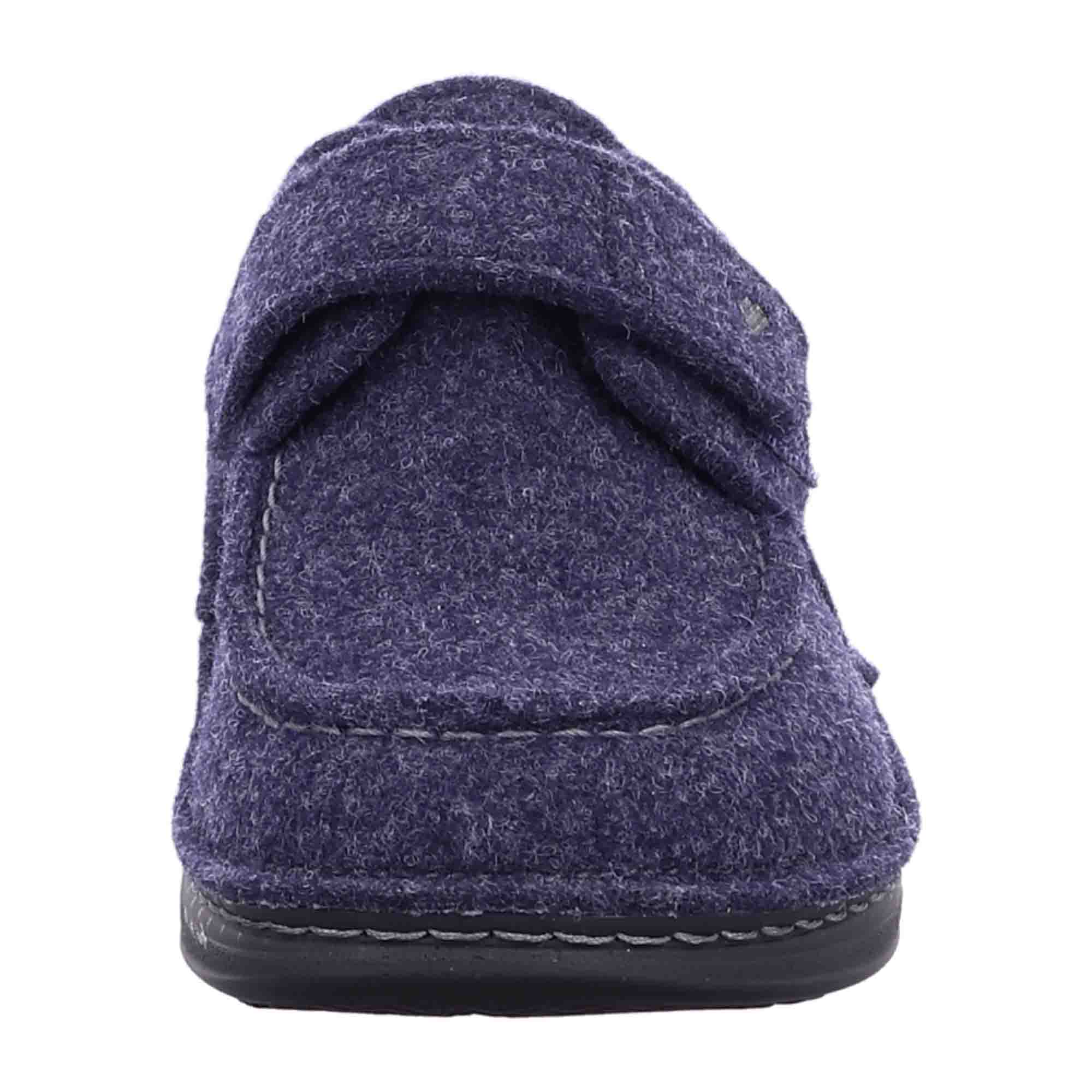 Finn Comfort Madison Men's Comfort Shoes - Stylish Blue Leather