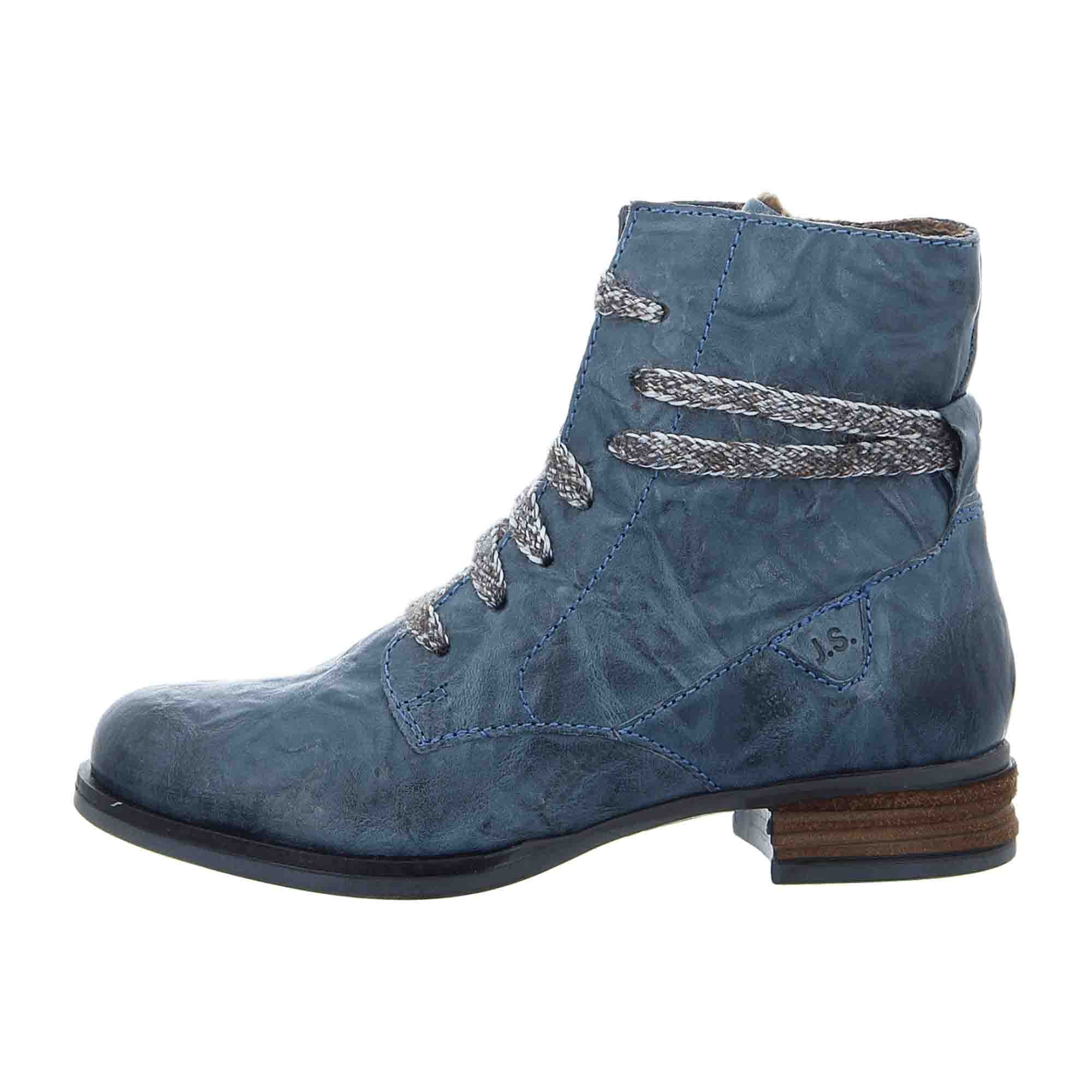 Josef Seibel Comfortable Blue Ankle Boots for Women