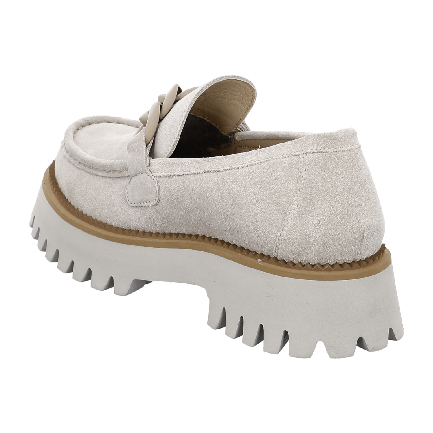 ARA Amsterdam Women's Velour Leather Slippers in Beige - Pull-On Design with Leather Lining and EVA Sole