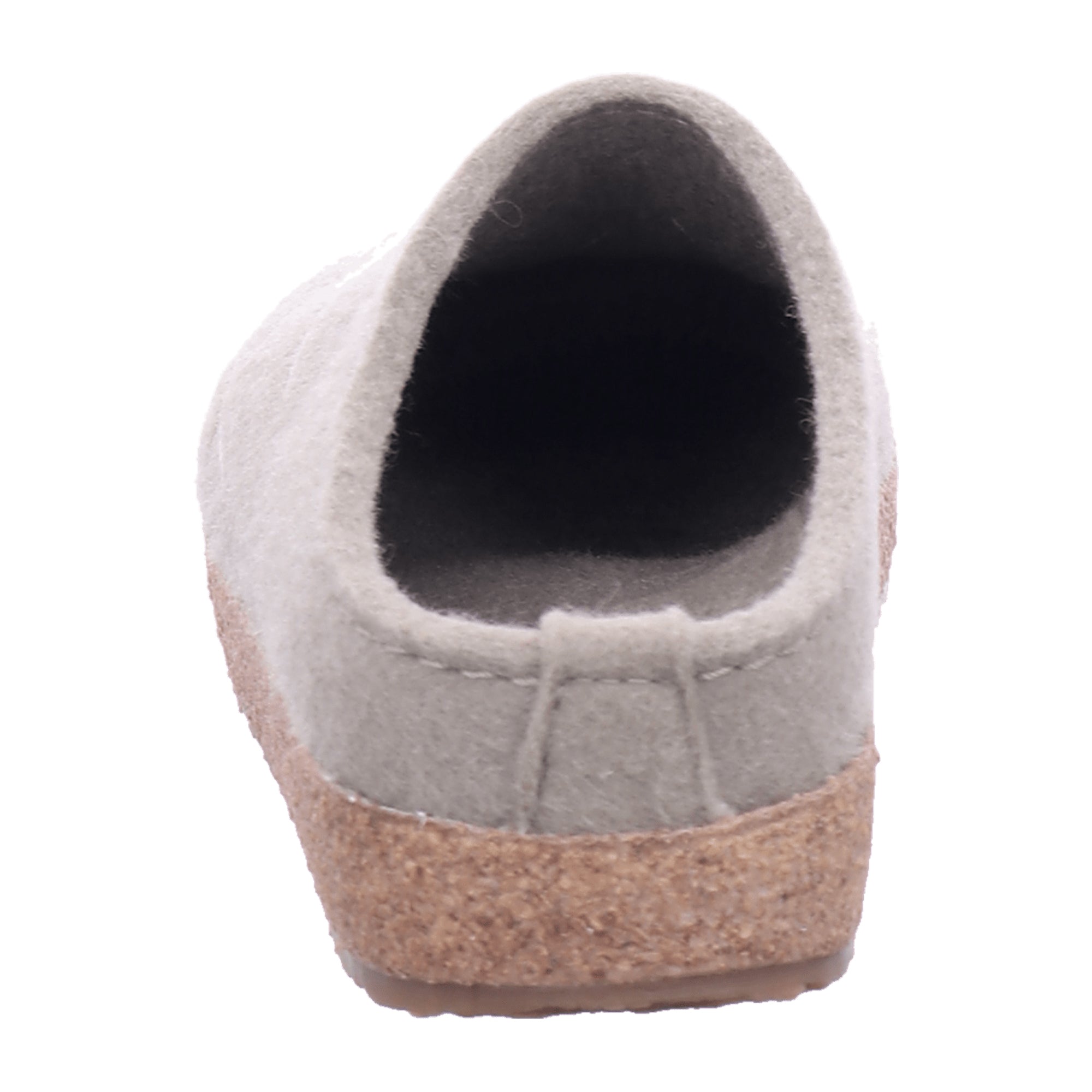 Haflinger Grizzly Mikado Women's Clogs - Stylish & Comfortable Beige Wool Slippers