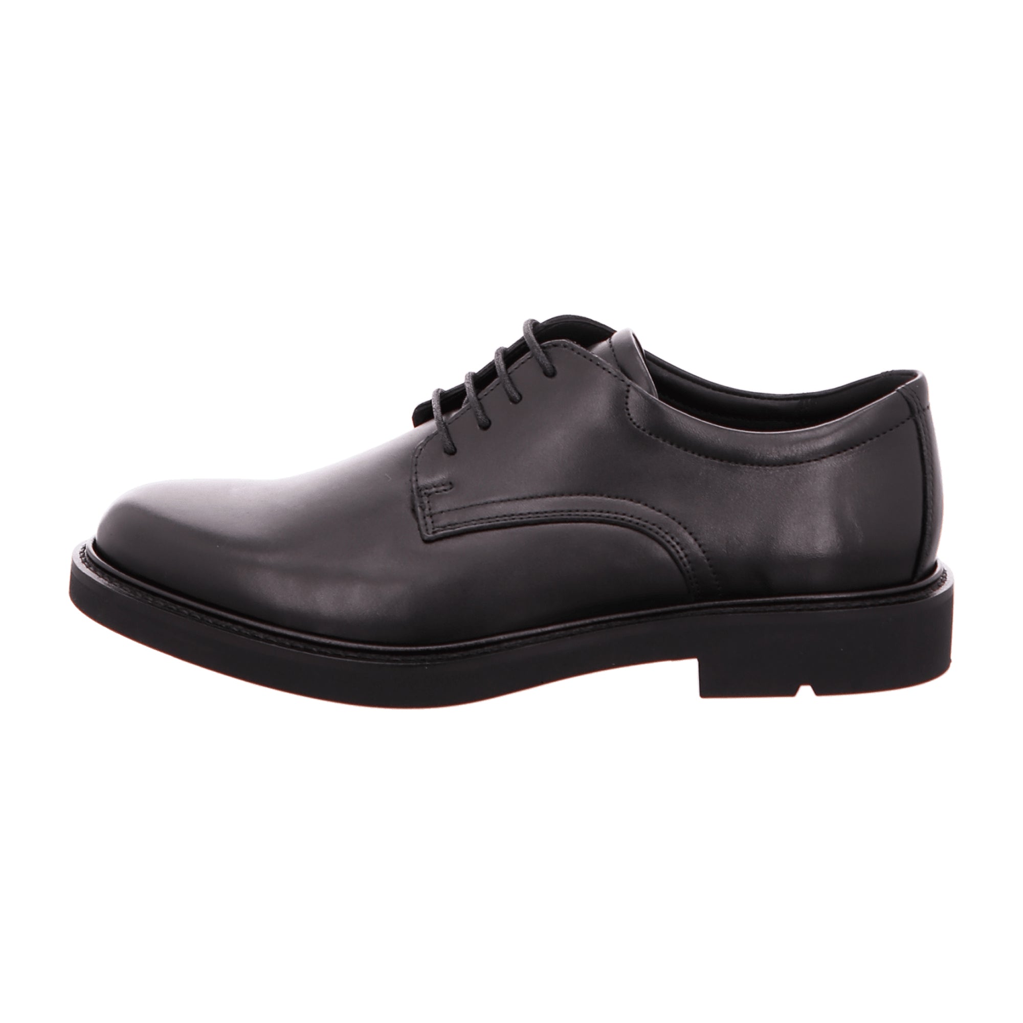 Ecco Metropole London Men's Derby Shoes - Black Leather, Durable Dress Shoes