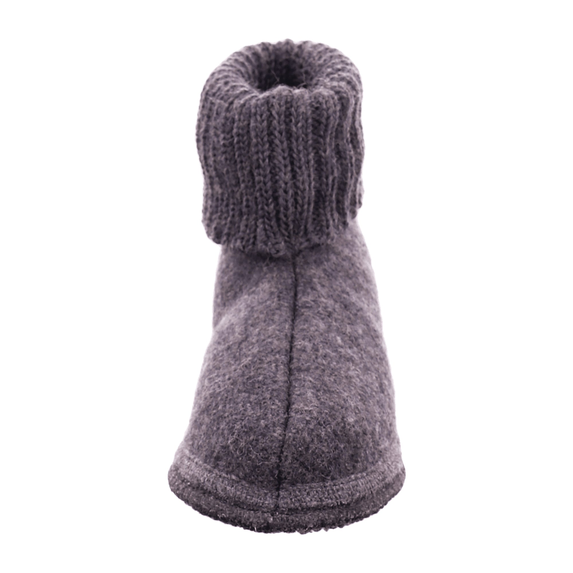 Haflinger Women's Slippers - Grey Wool Comfort Footwear