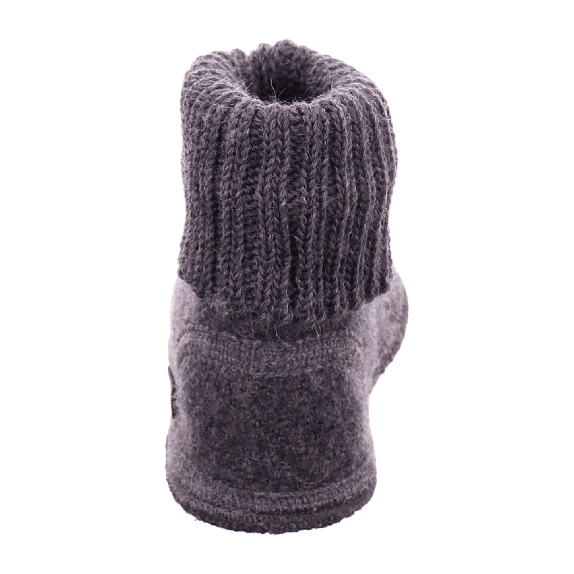 Haflinger Women's Slippers - Grey Wool Comfort Footwear