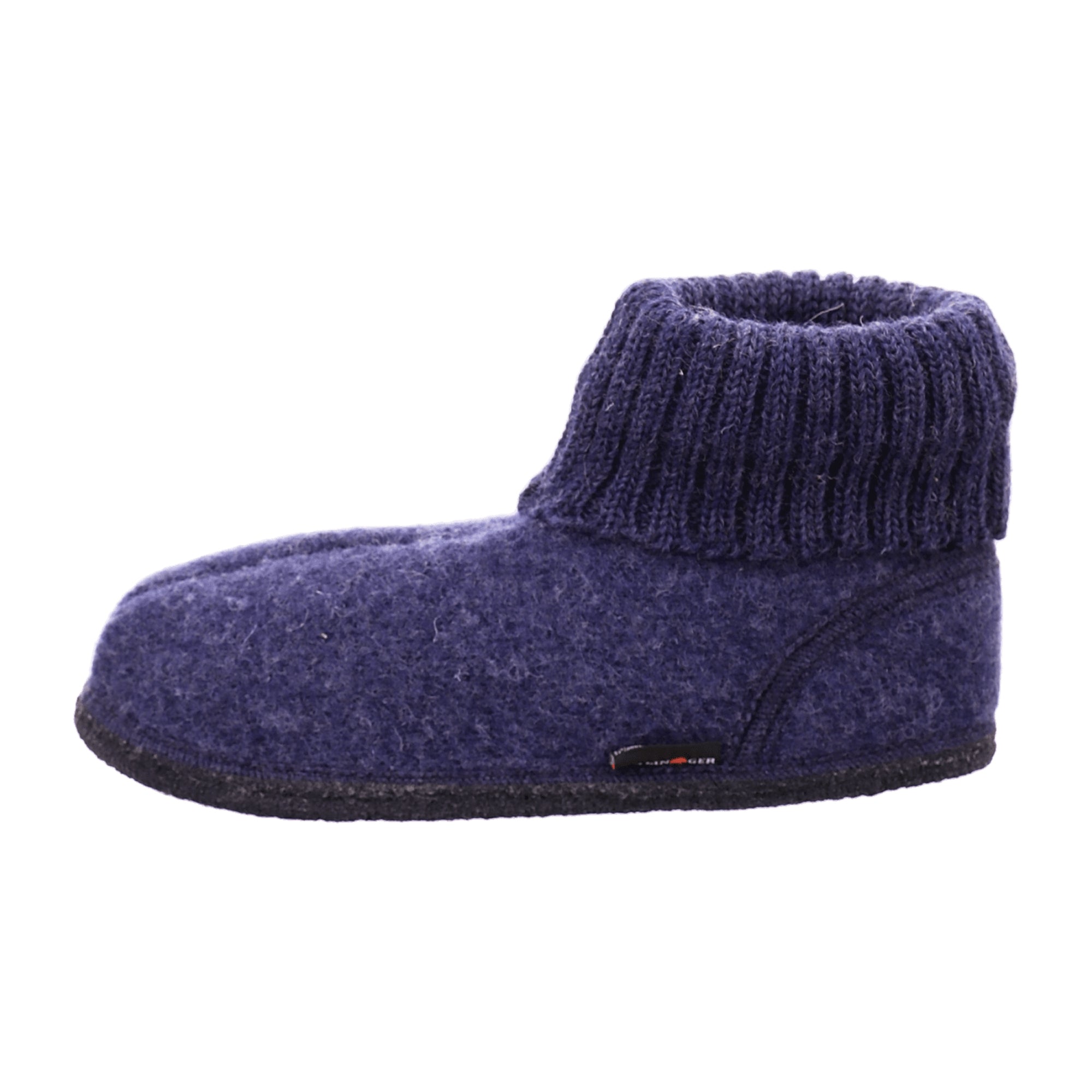 Haflinger Men's Slippers - Stylish Blue Comfort Footwear