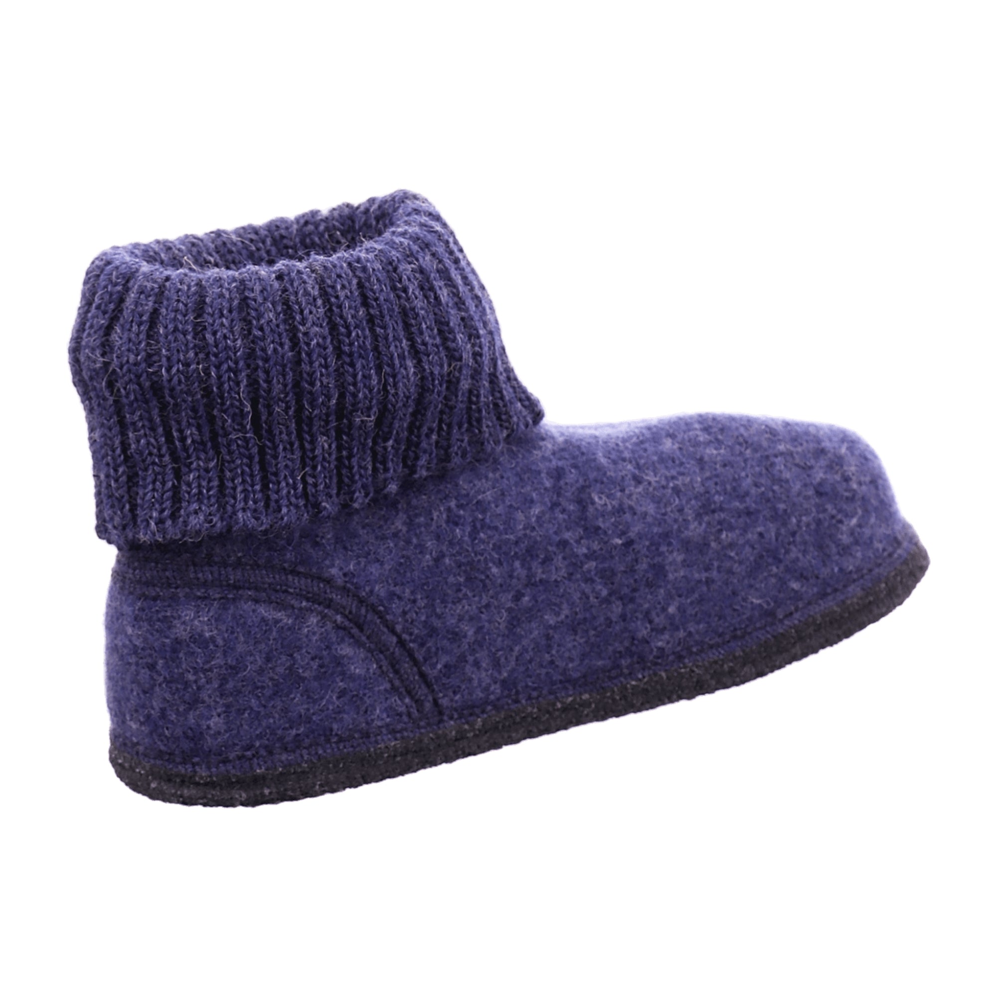 Haflinger Men's Slippers - Stylish Blue Comfort Footwear