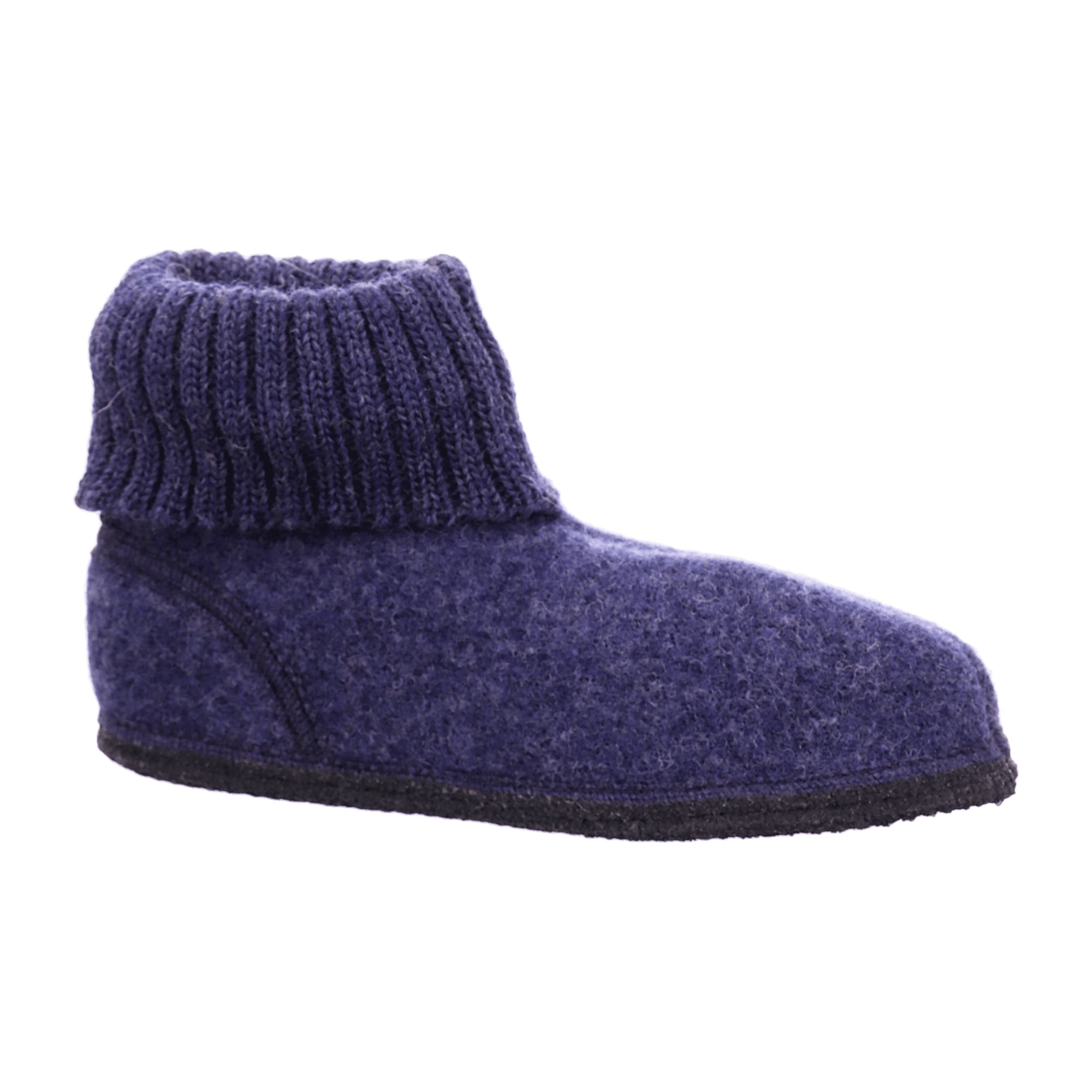 Haflinger Men's Slippers - Stylish Blue Comfort Footwear