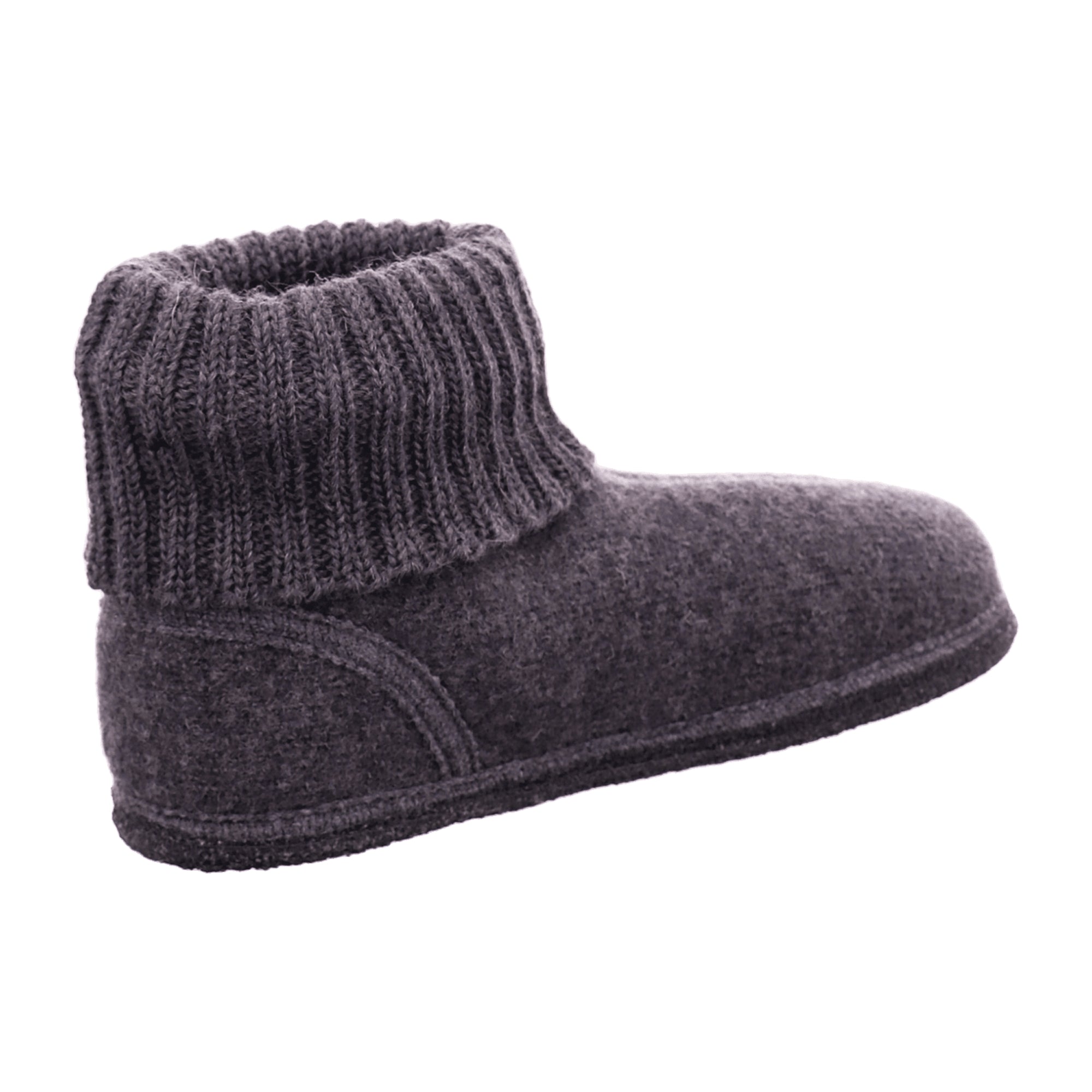 Haflinger Men's Gray Slippers | Comfortable & Durable Indoor Footwear