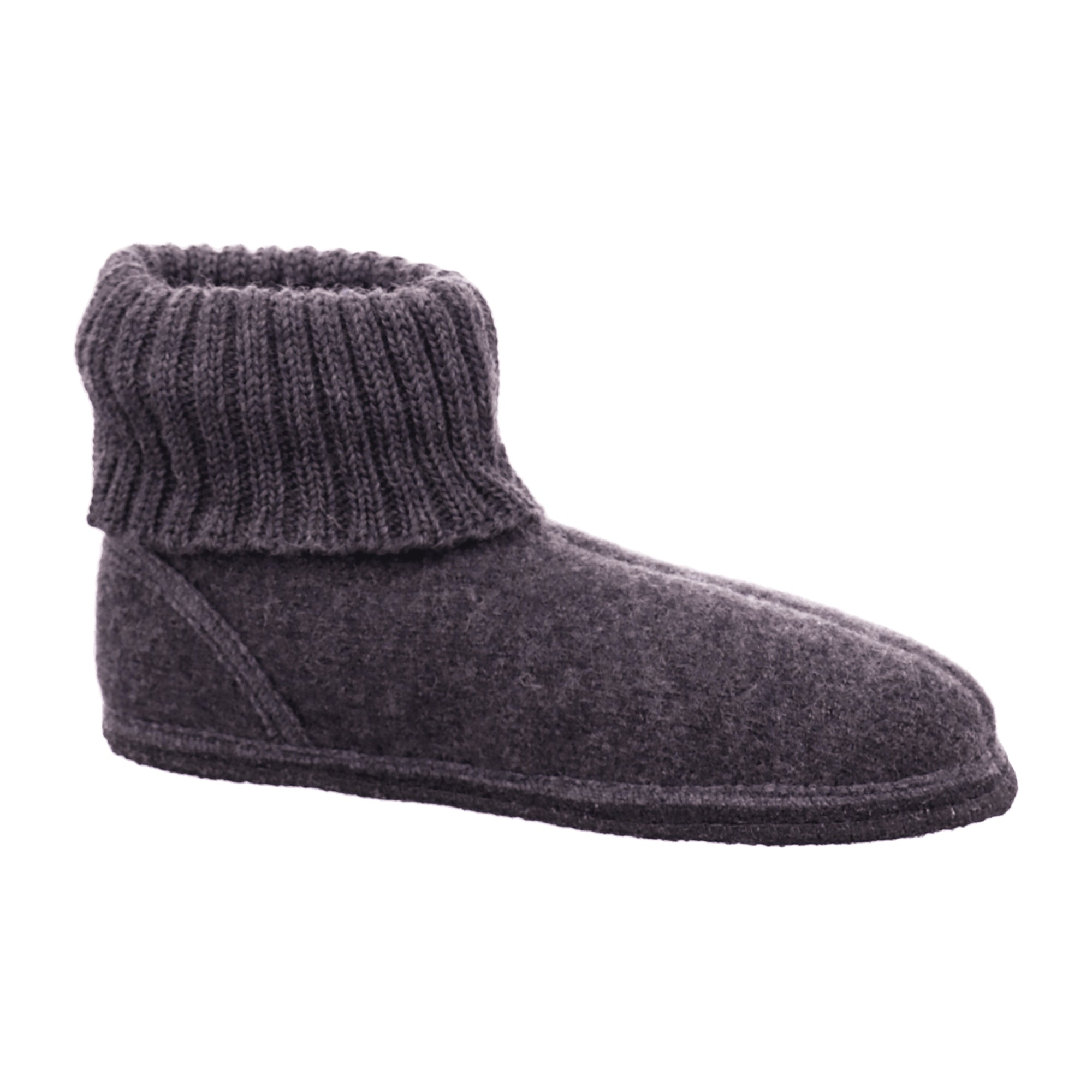 Haflinger Men's Gray Slippers | Comfortable & Durable Indoor Footwear