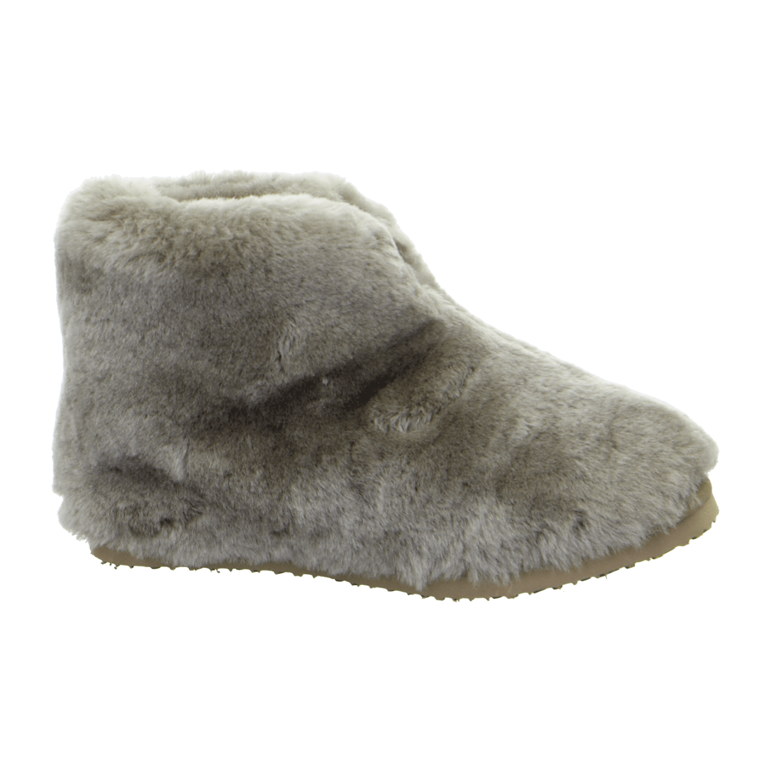 ARA Cosy Women's Slippers in Beige with Fur and Faux Fur Lining Casual Style Round Toe - Bartel-Shop