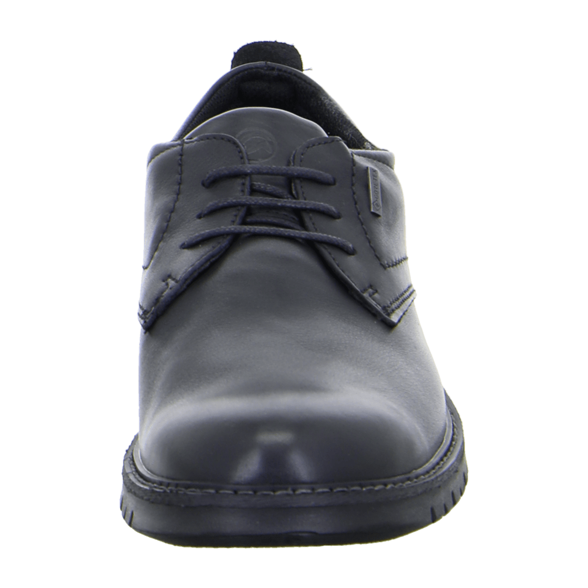 ARA Leandro Men's Lace-Up Sneakers in Smooth Leather, Black