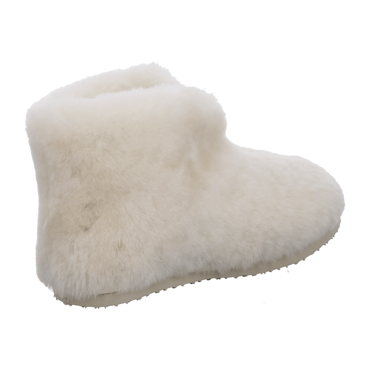 ARA Cosy Women's Slipper in White with Soft Fur, Plush Lining and Round Toe - Bartel-Shop