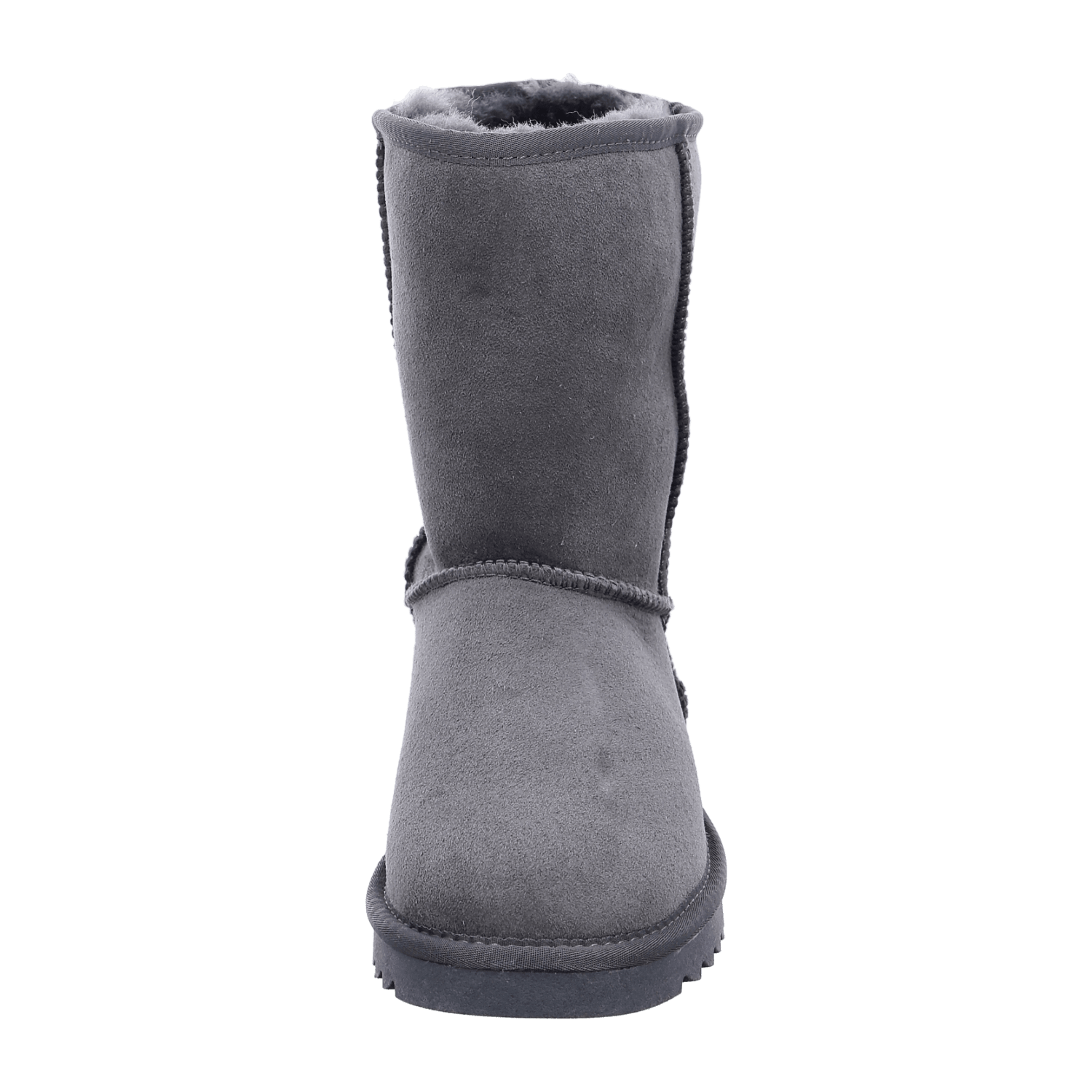 ARA ALASKA Women's Slip-On Winter Boots in Velour Leather with Wool Lining, Grey Modern