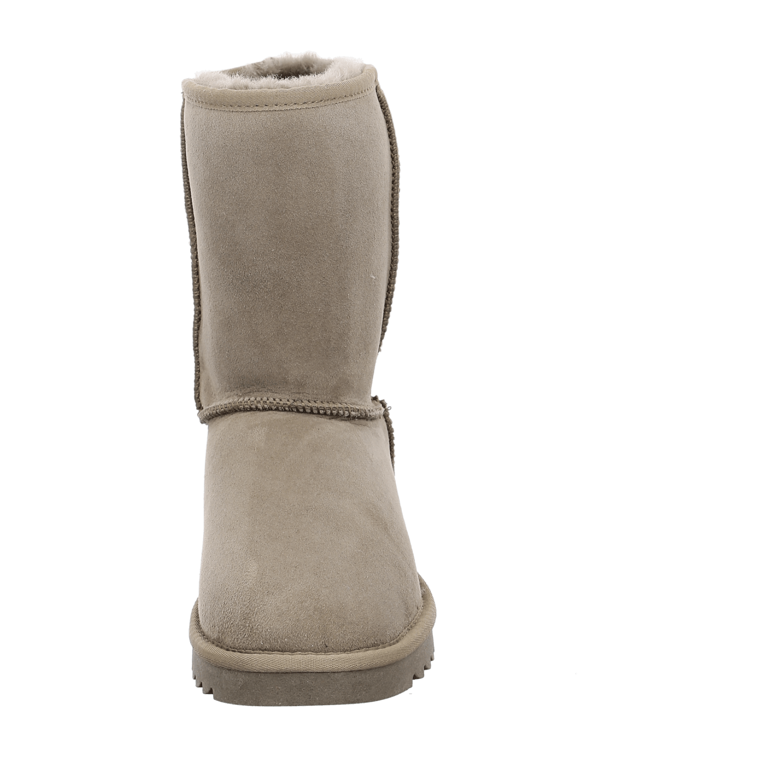 ARA ALASKA Women's Slip-On Bootie in Suede Leather with Wool Lining in Beige Modern Style with Round Toe - Bartel-Shop