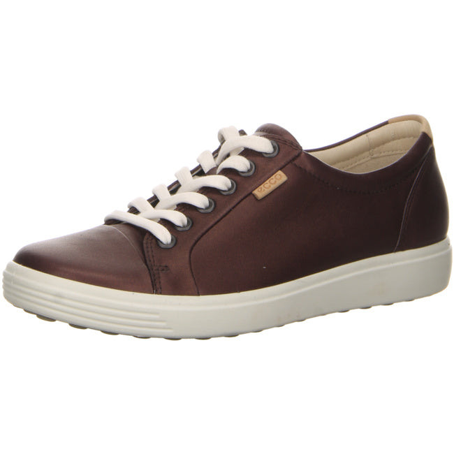 Ecco comfortable lace-up shoes for women red - Bartel-Shop