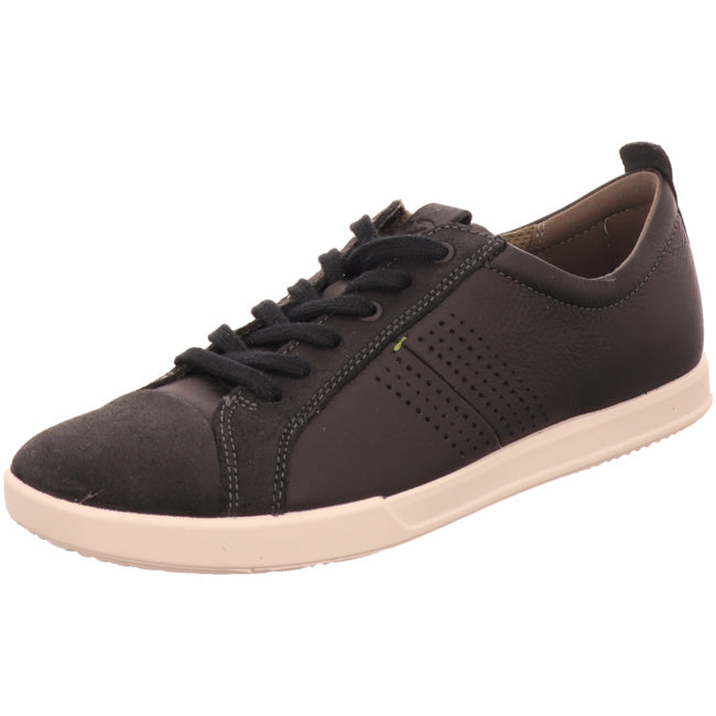 Ecco sporty lace-up shoes for men black - Bartel-Shop