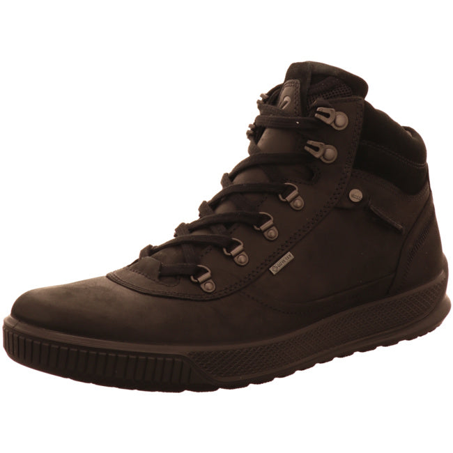 Ecco comfortable lace-up shoes for men black - Bartel-Shop