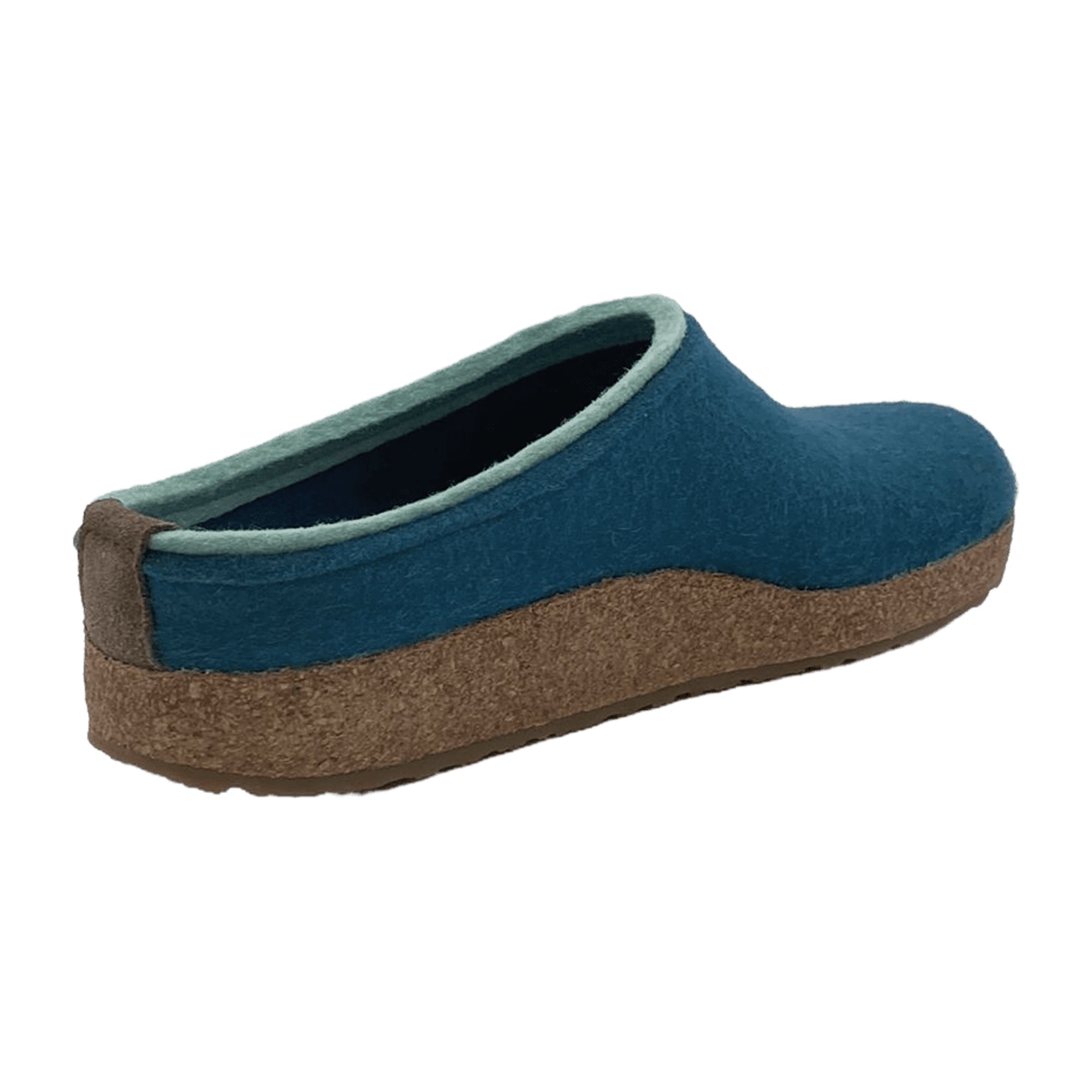 Haflinger Grizzly Kris Women's Clogs, Turquoise - Stylish & Comfortable
