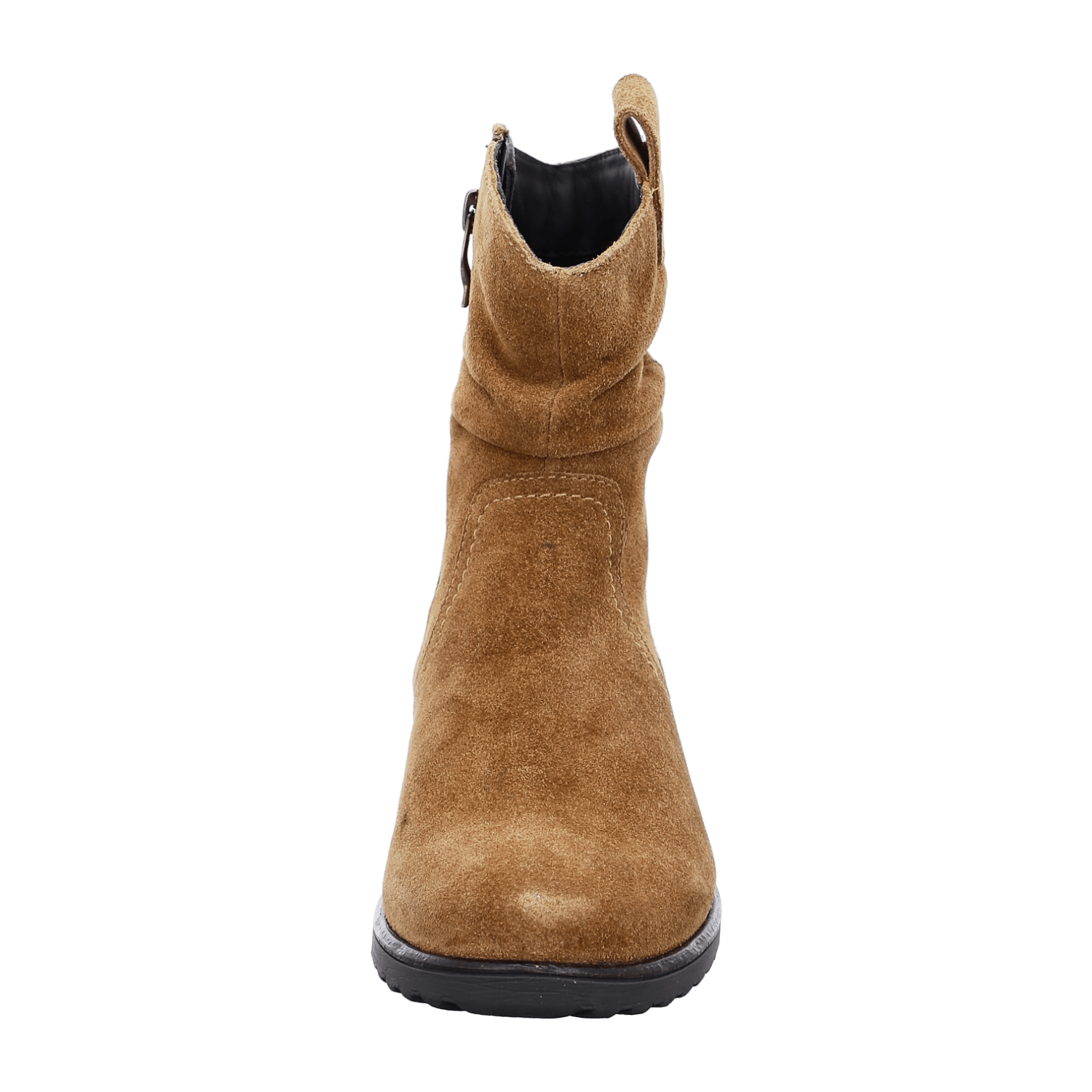 ARA LIVERPOOL Women's Slip-On Suede Shoes in Brown with Round Toe