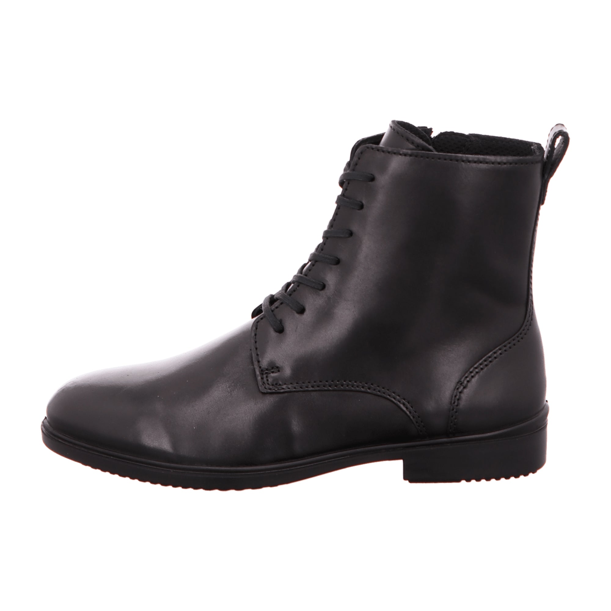 Ecco Women's Black Leather Shoes - Stylish & Durable