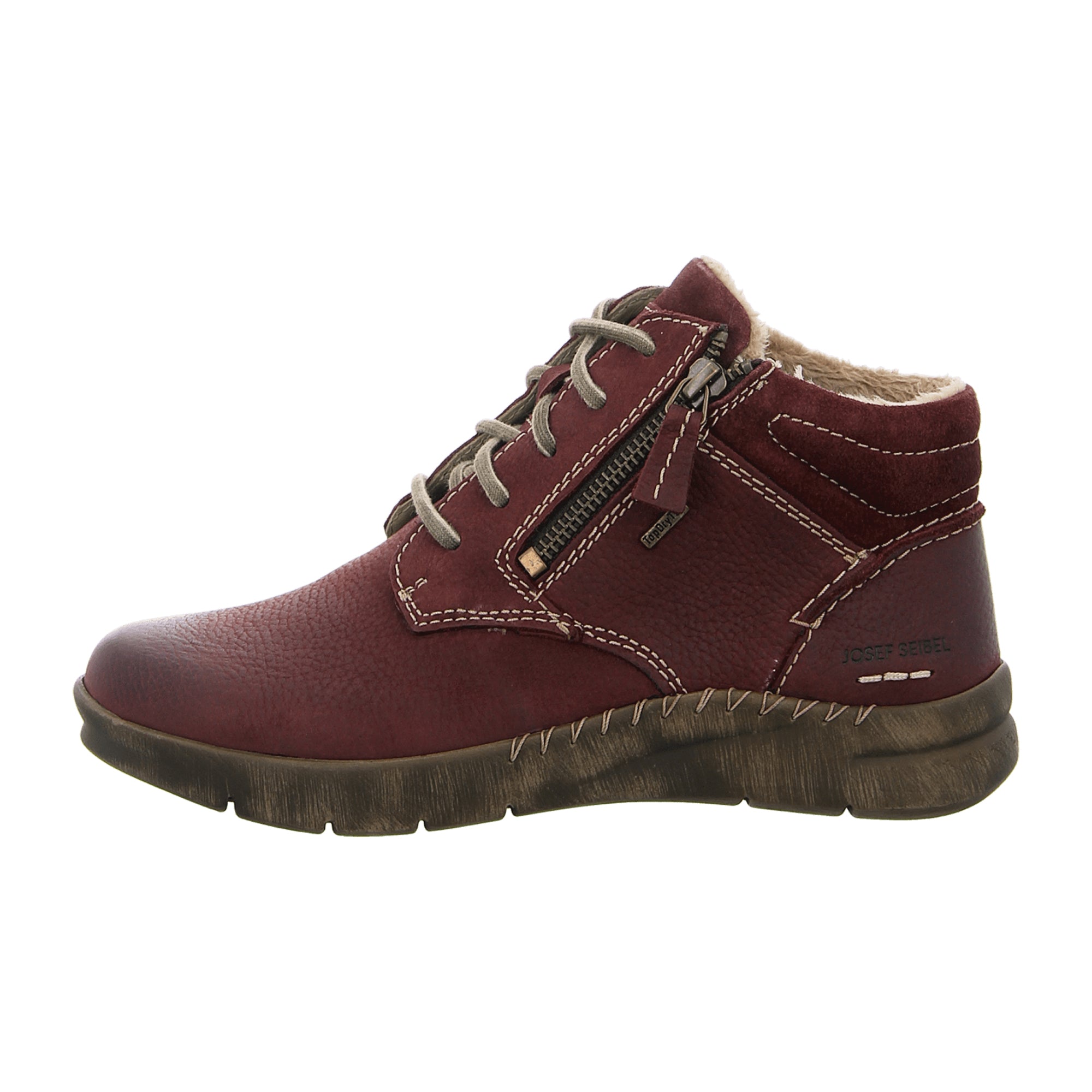 Josef Seibel Comfortable Women's Ankle Boots in Red