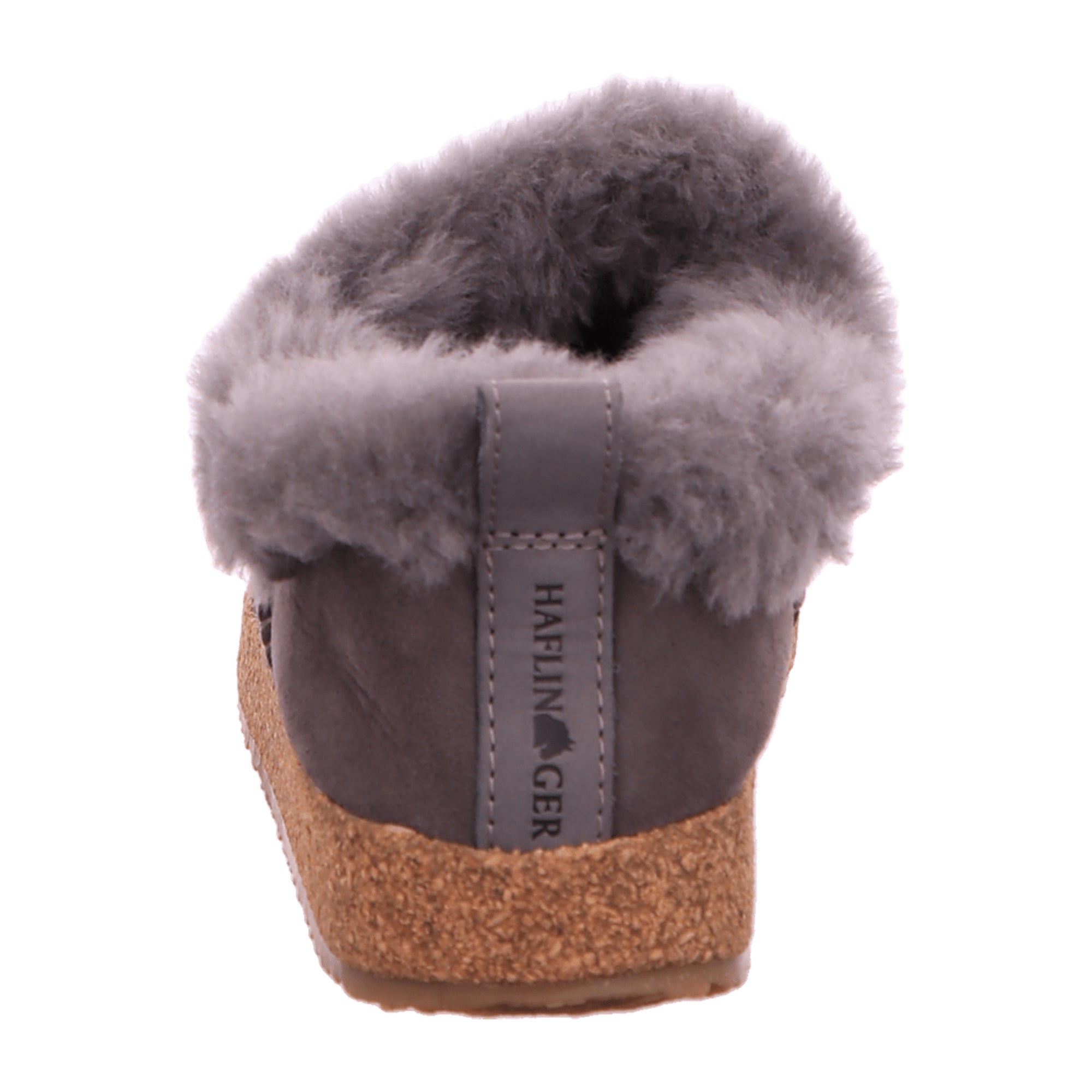 Haflinger Iceland Women's Slippers, Stylish Grey Wool Comfort