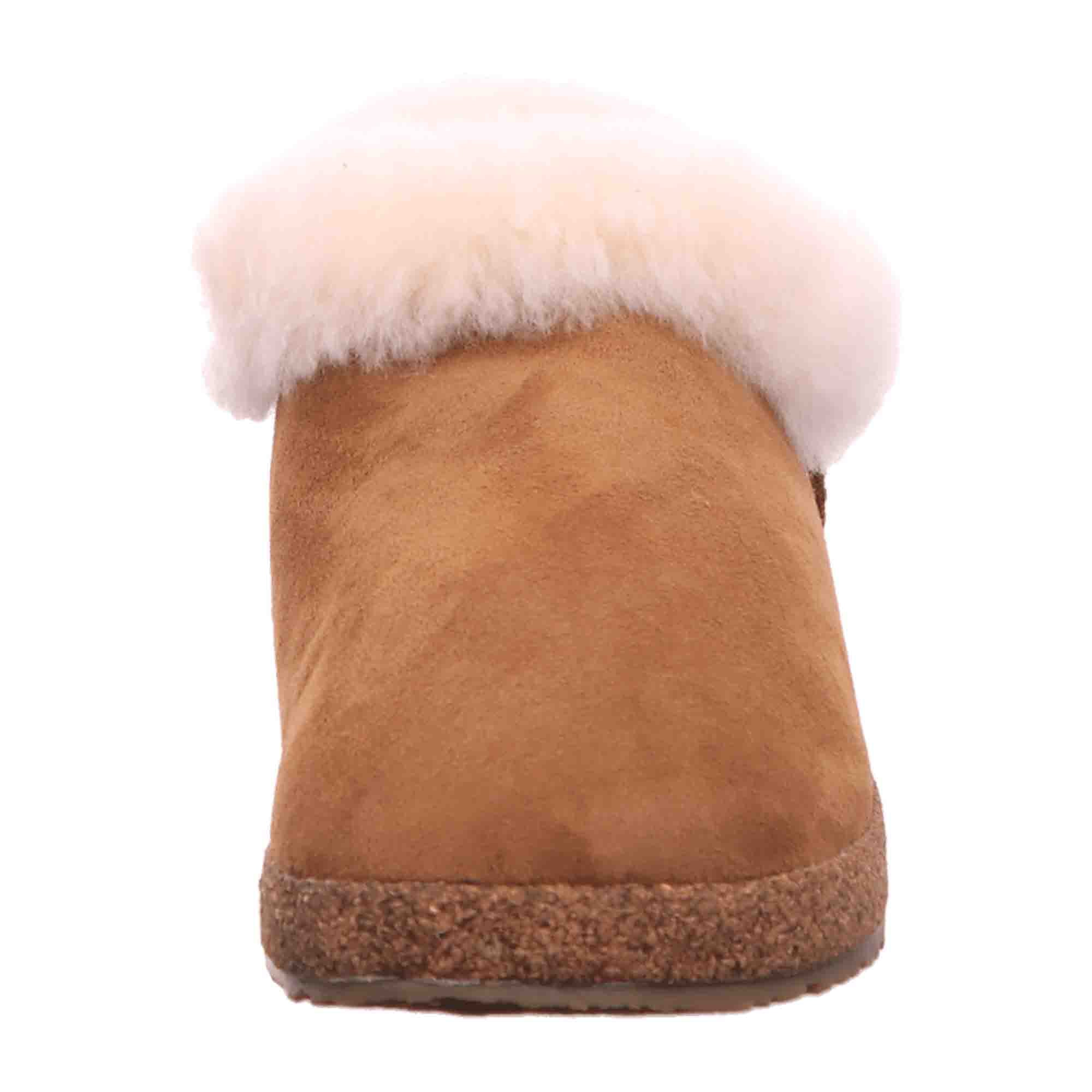 Haflinger Women's Slippers - Stylish & Durable in Brown