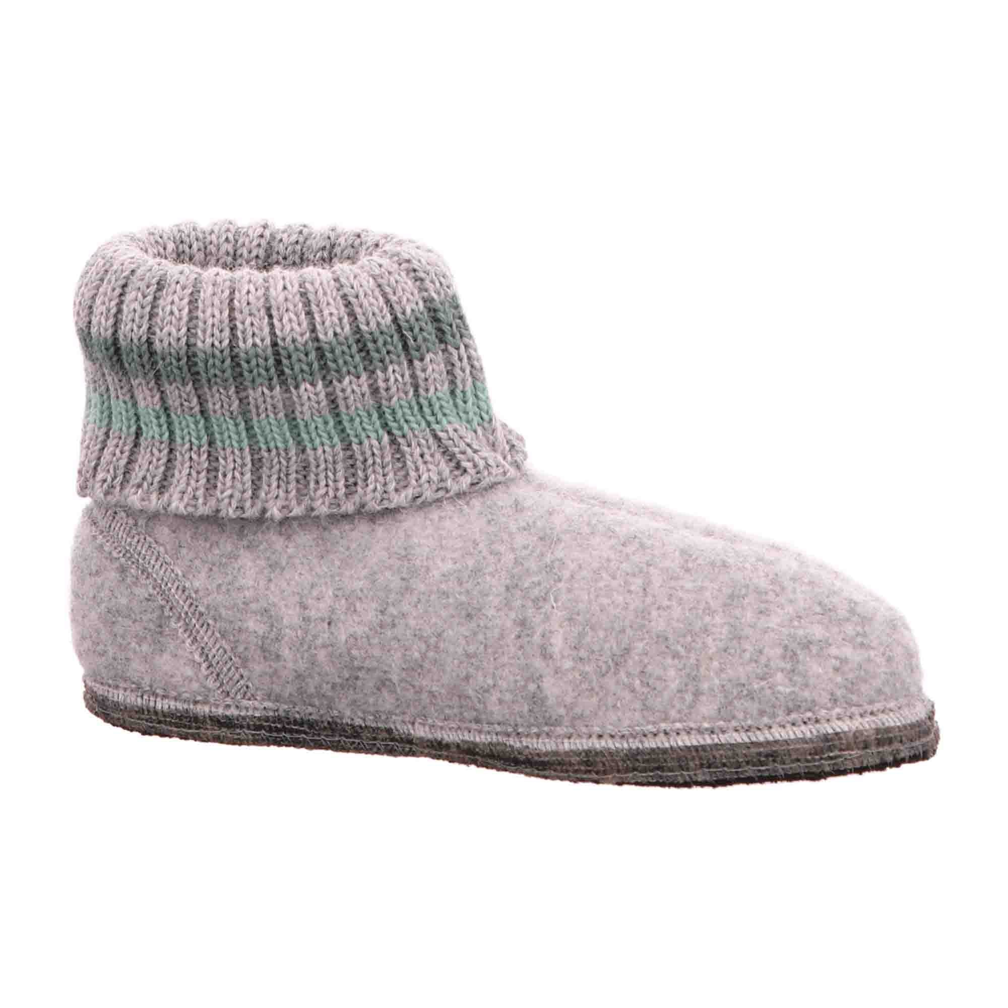 Haflinger Paul Women's Grey Slippers - Comfortable & Stylish