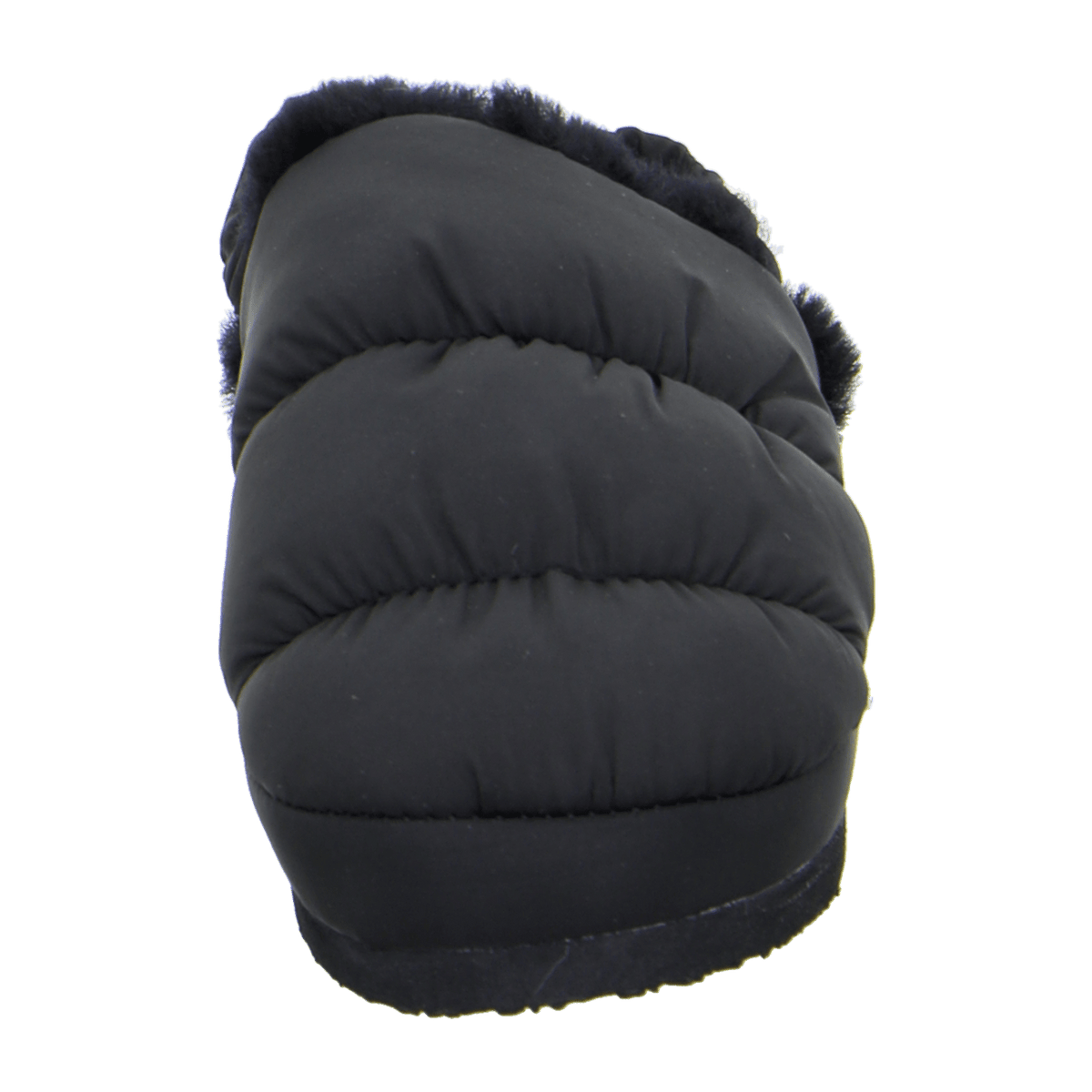 ARA Cosy Women's Slipper, Black, Synthetic with Faux Fur Lining, Round Toe, Casual Style - Bartel-Shop