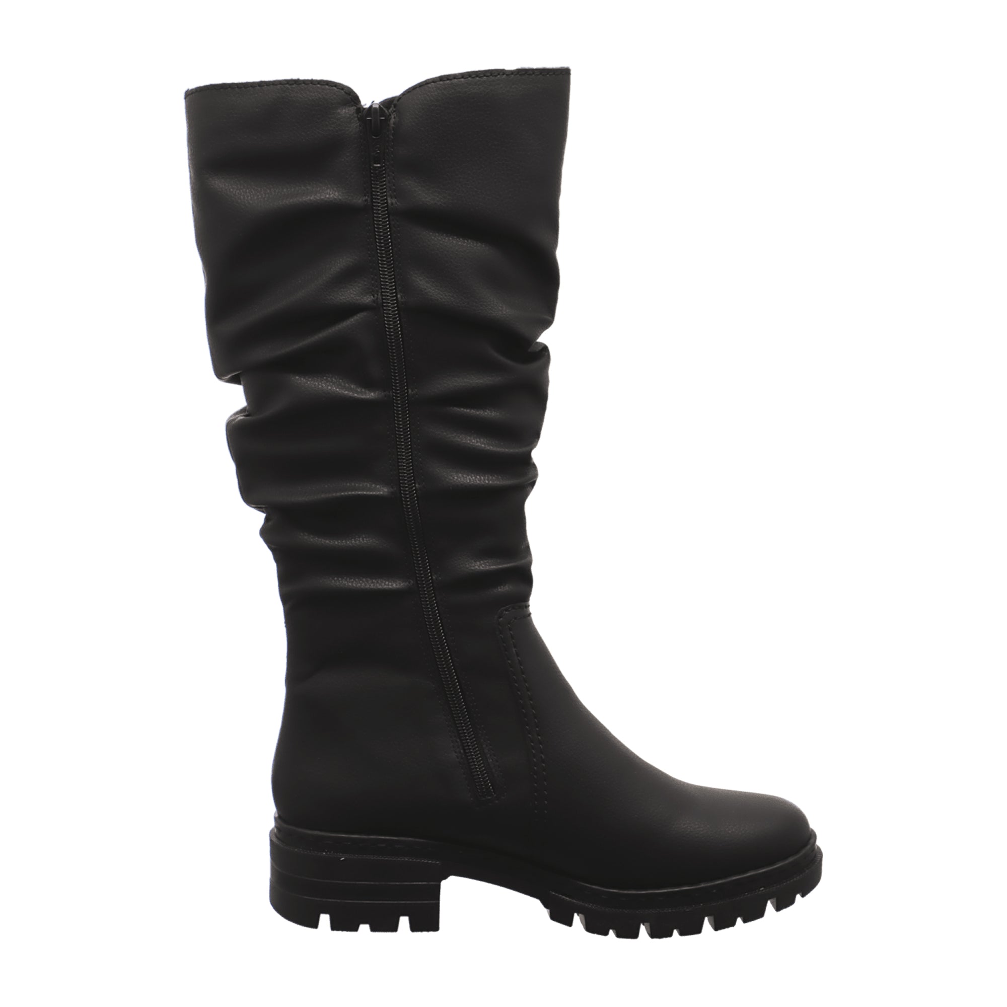 Rieker HWK Women's Black Boots Synthetic Leather Fall Winter Footwear