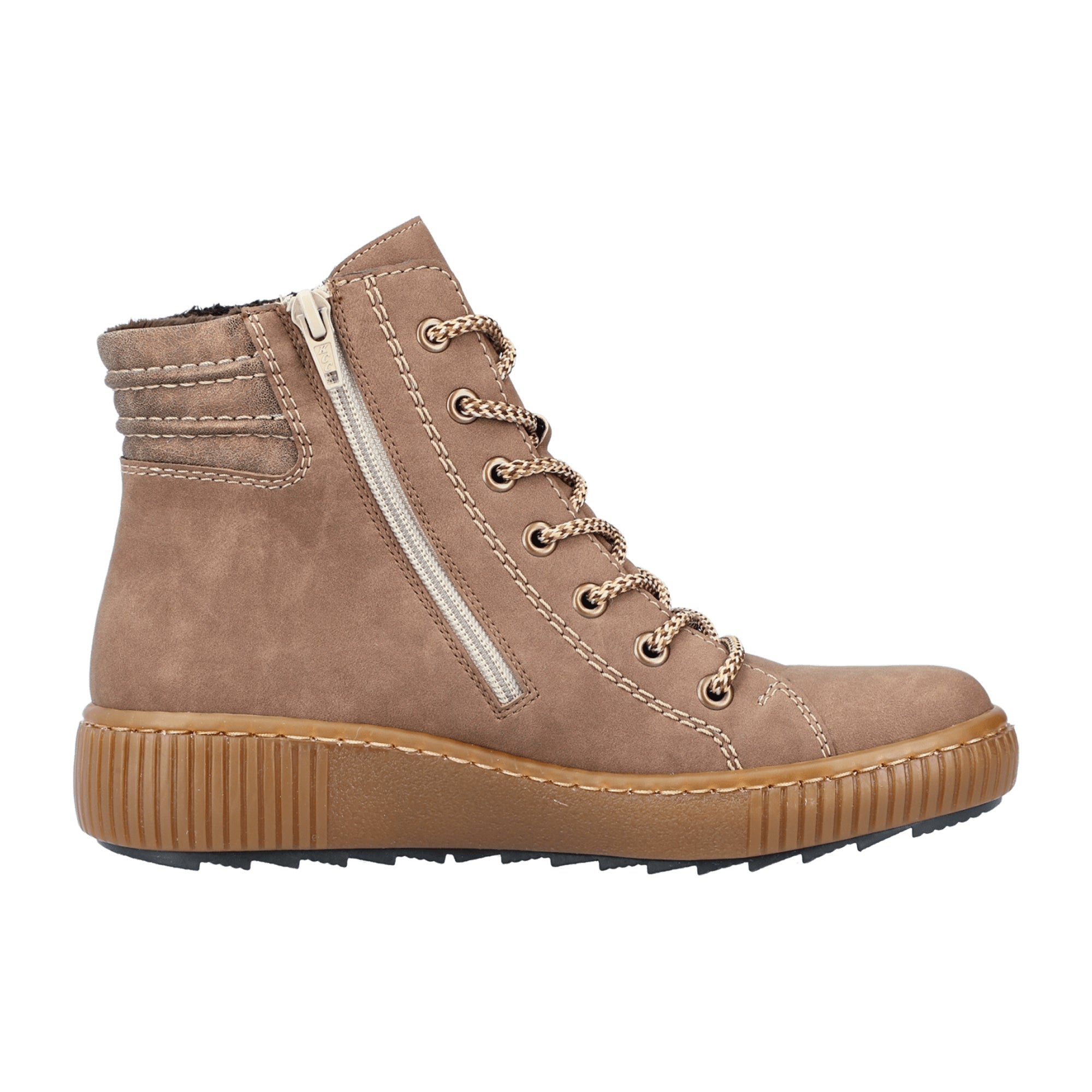 Rieker Z6630-24 Brown Women's Boots for Fall and Winter