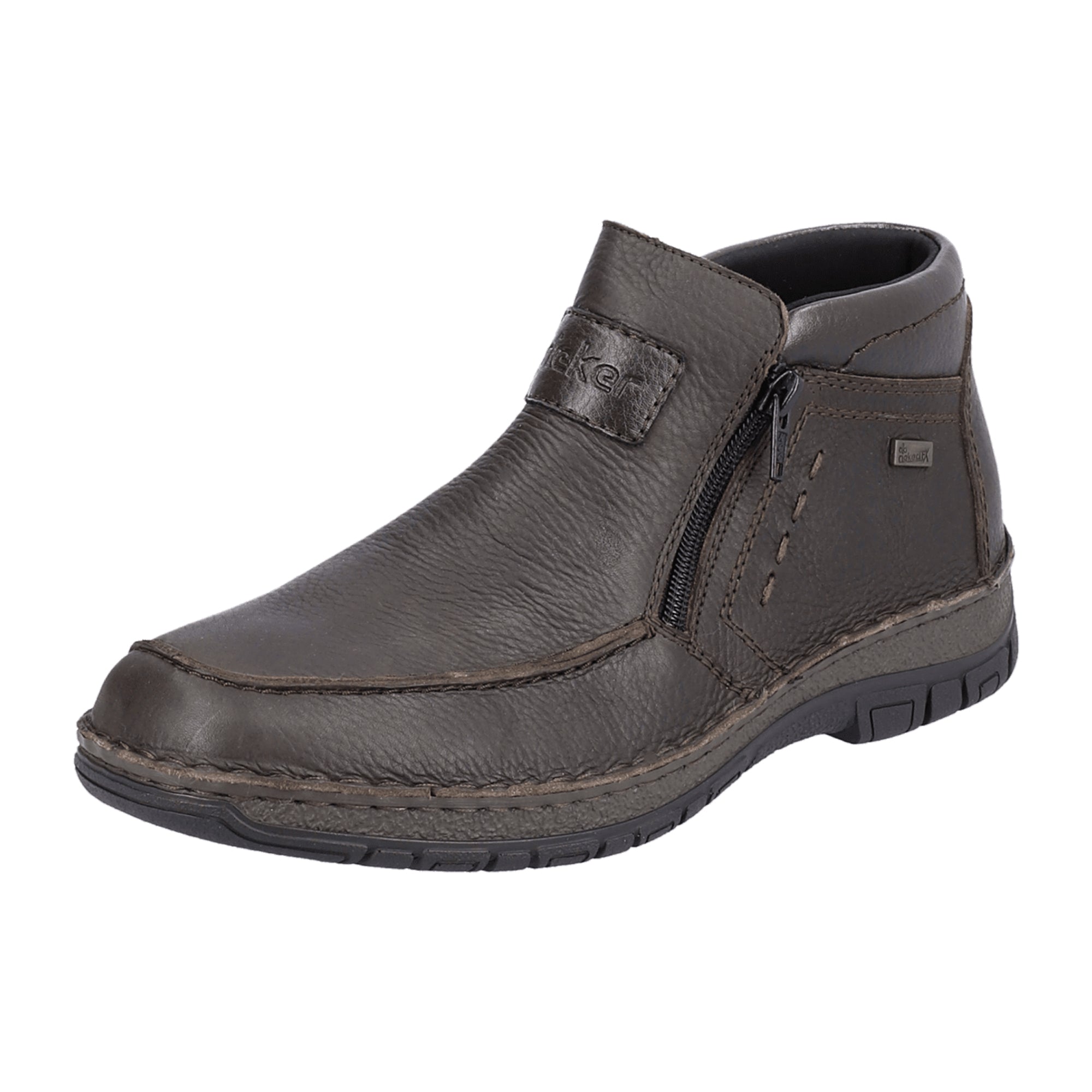 Rieker HWK Men's Brown Leather Boots for Autumn Winter