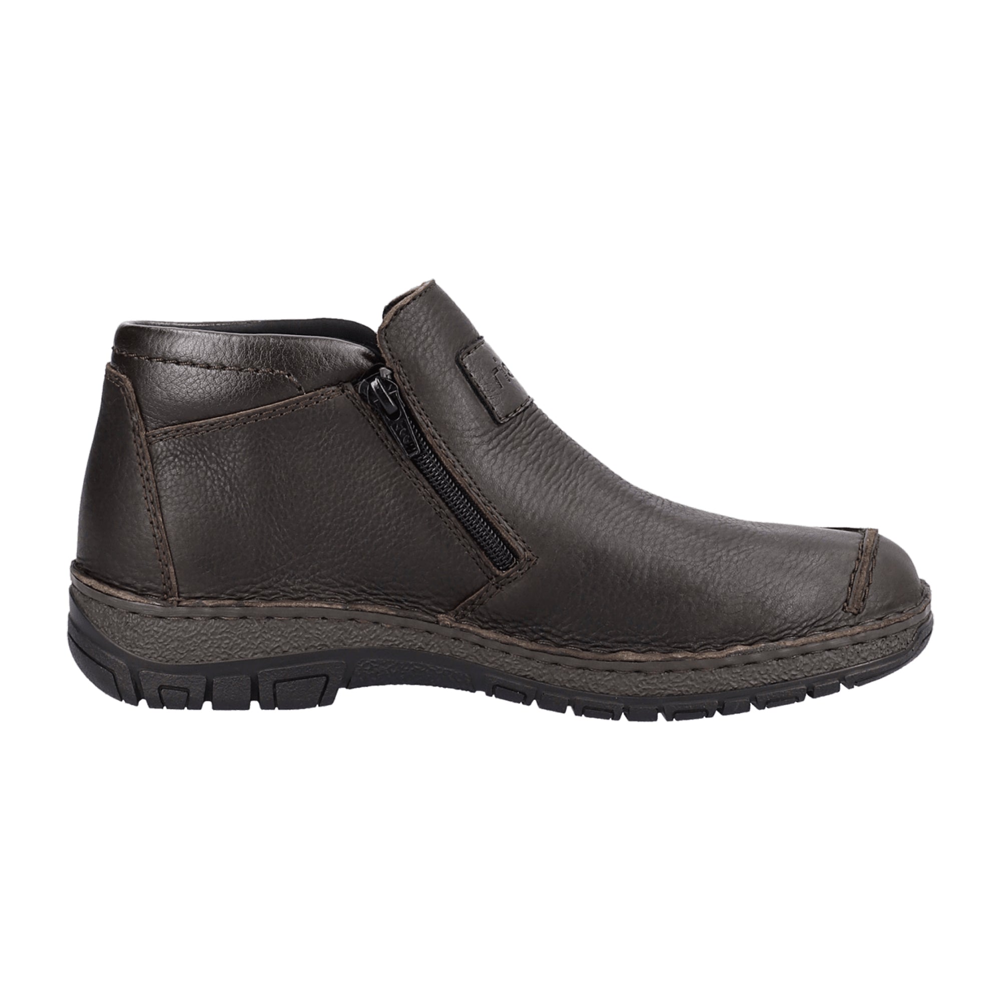 Rieker HWK Men's Brown Leather Boots for Autumn Winter