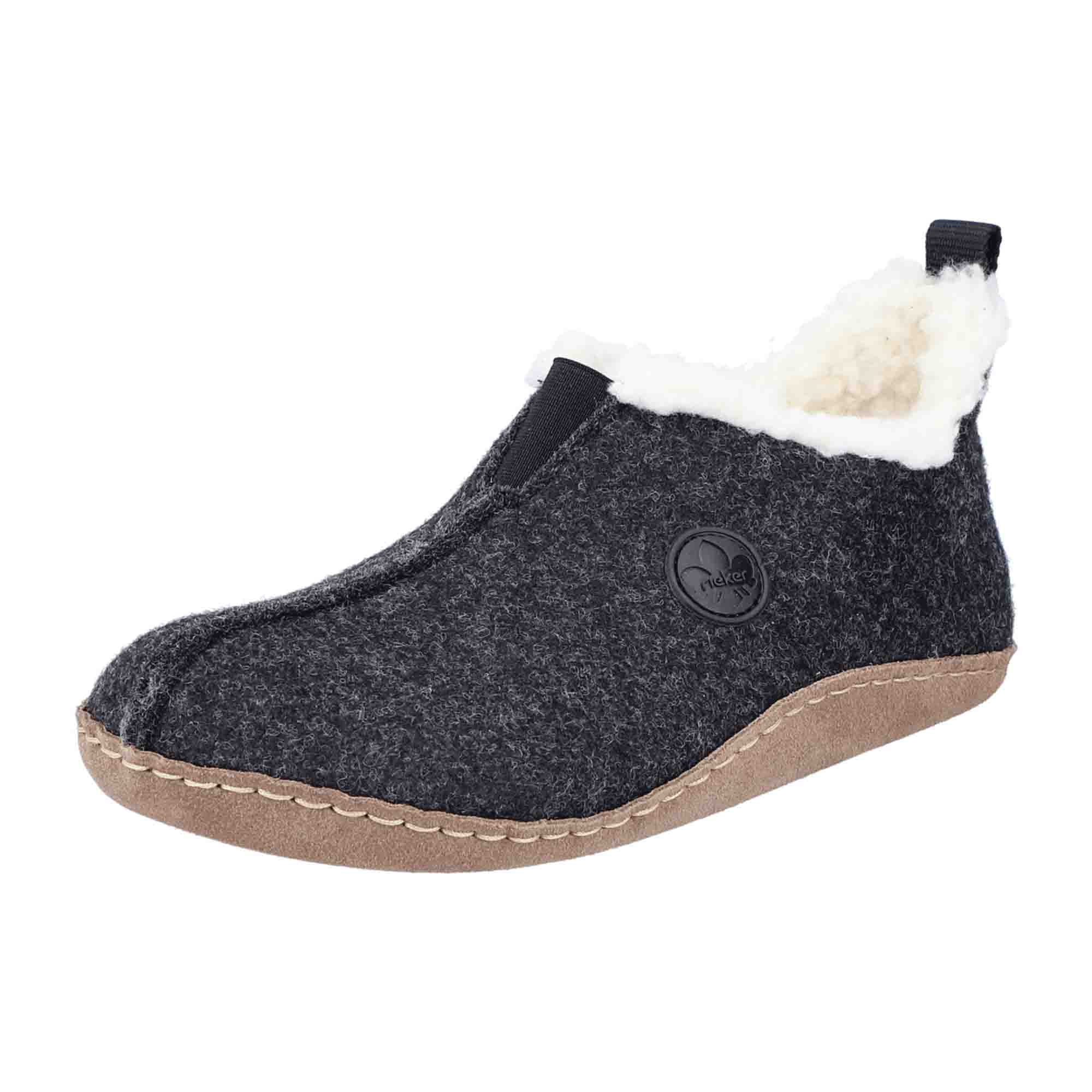 Rieker HWK Women's Black Casual Shoes for Autumn Winter - Bartel-Shop