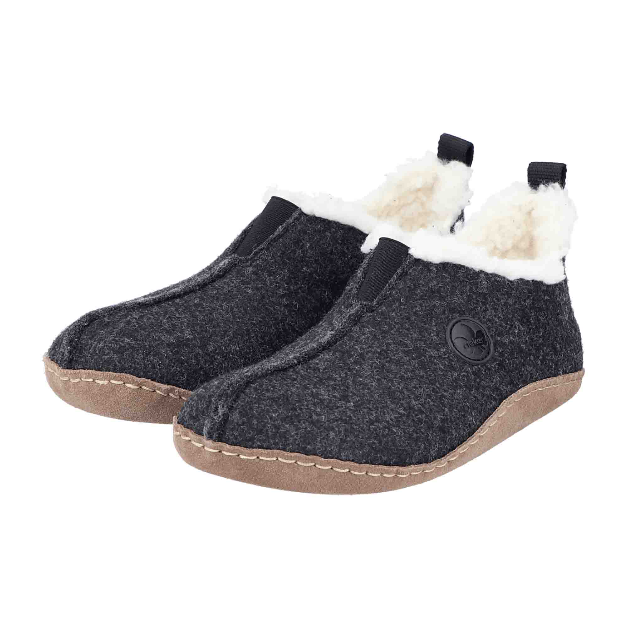 Rieker HWK Women's Black Casual Shoes for Autumn Winter - Bartel-Shop