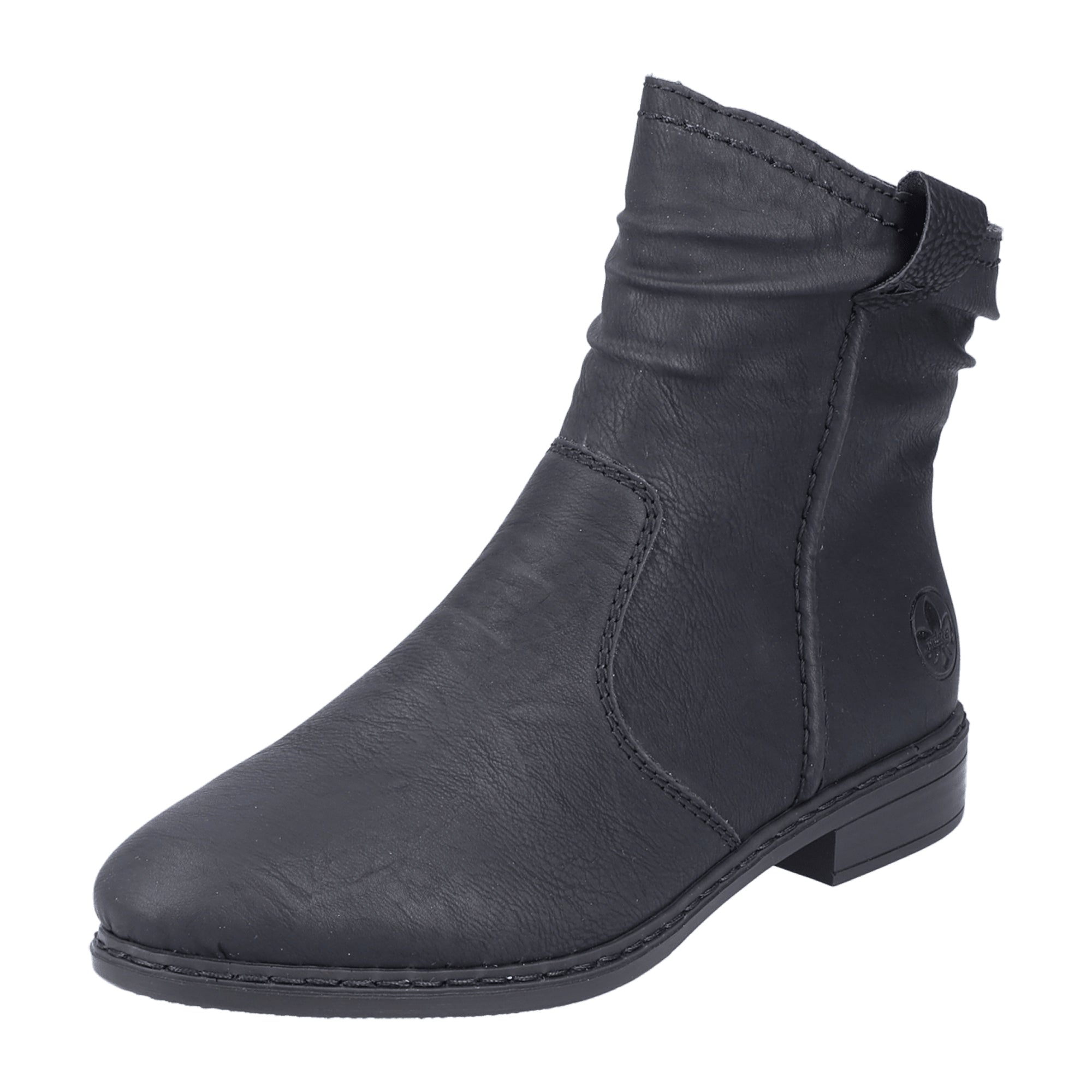 Rieker 71675-01 Black Women's Shoes Kunstleder Herbst Winter Textil Interior