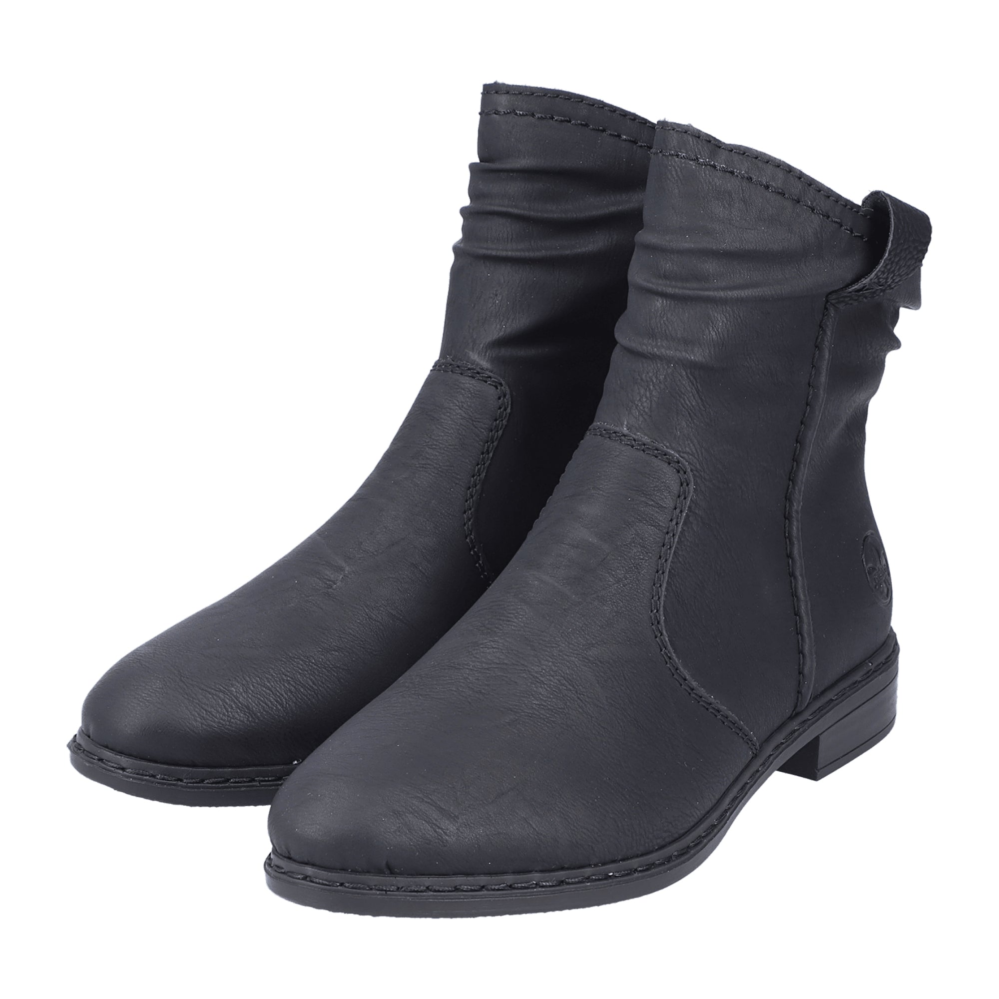 Rieker 71675-01 Black Women's Shoes Kunstleder Herbst Winter Textil Interior