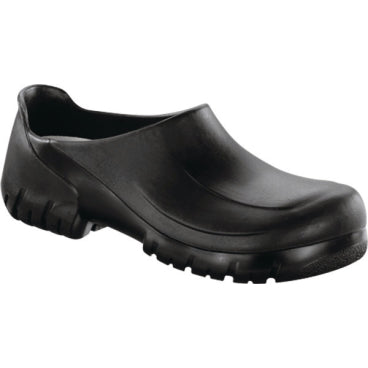 Birkenstock Black Alpro A640 Steel Toe Cap Shoes Clogs 41 W10 work