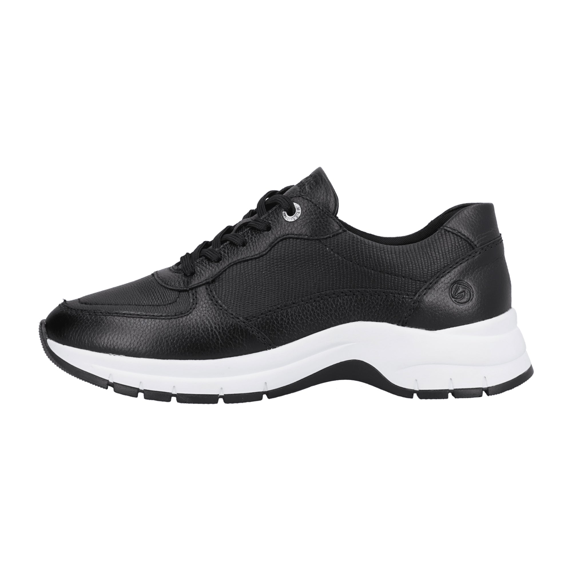 Remonte Women's Black Athletic Lace-Up Shoes