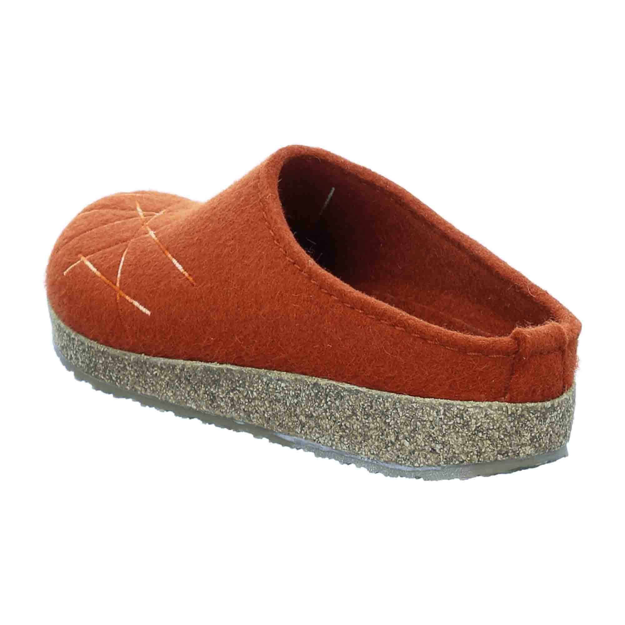 Haflinger Grizzley Mikado Women's Clogs, Vibrant Orange