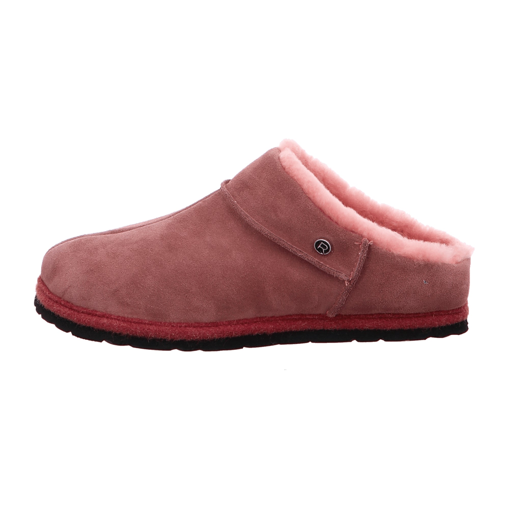 Rohde Gardena 7070-45 Pink Suede Women's Slip-On Shoes Warm Lined Winter Boots