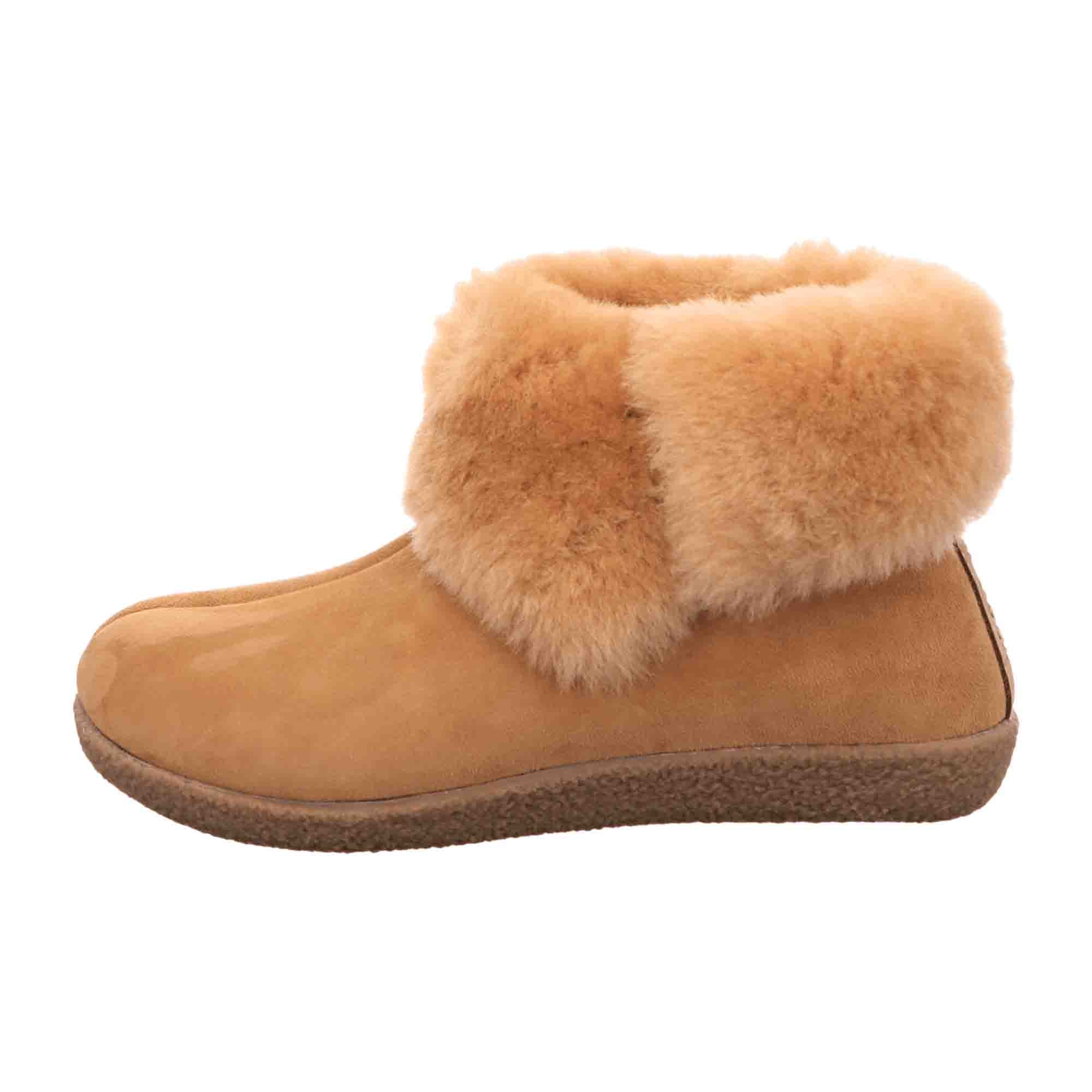 Haflinger Lemmi Women's Wool Slippers - Stylish Beige Melange, Comfortable & Durable