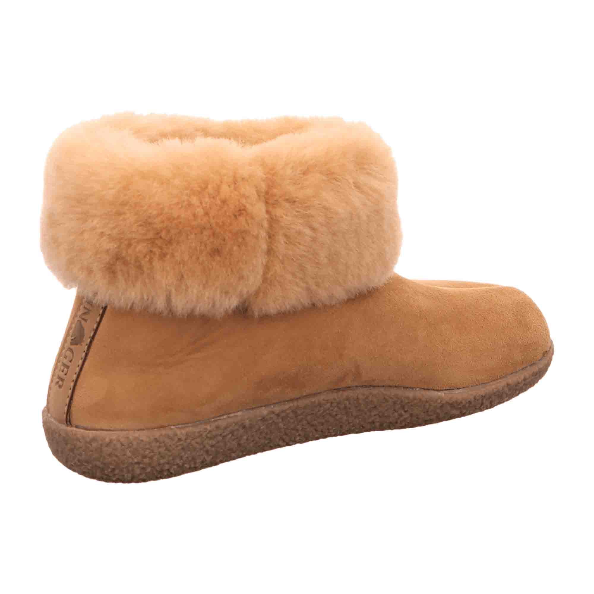 Haflinger Lemmi Women's Wool Slippers - Stylish Beige Melange, Comfortable & Durable