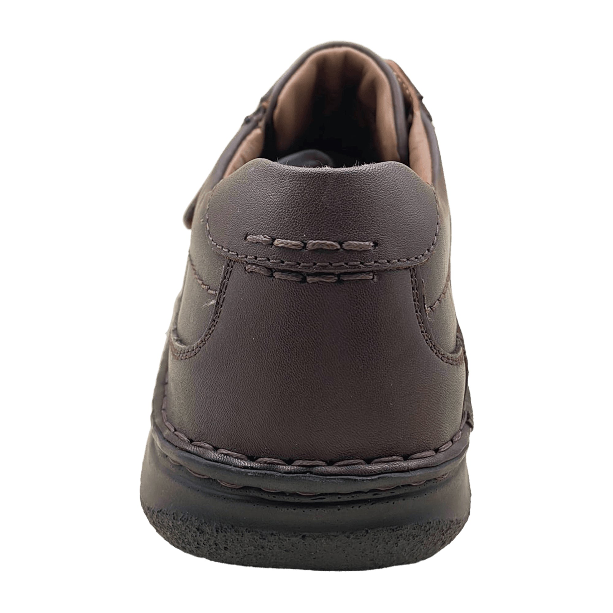 Josef Seibel Men's Brown Velcro Slip-On Shoes