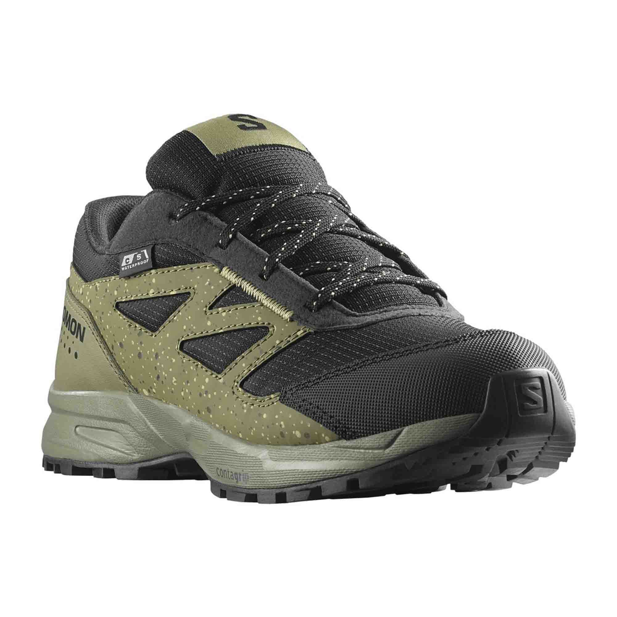 Salomon OUTWAY CSWP JUNIOR for children, green, shoes