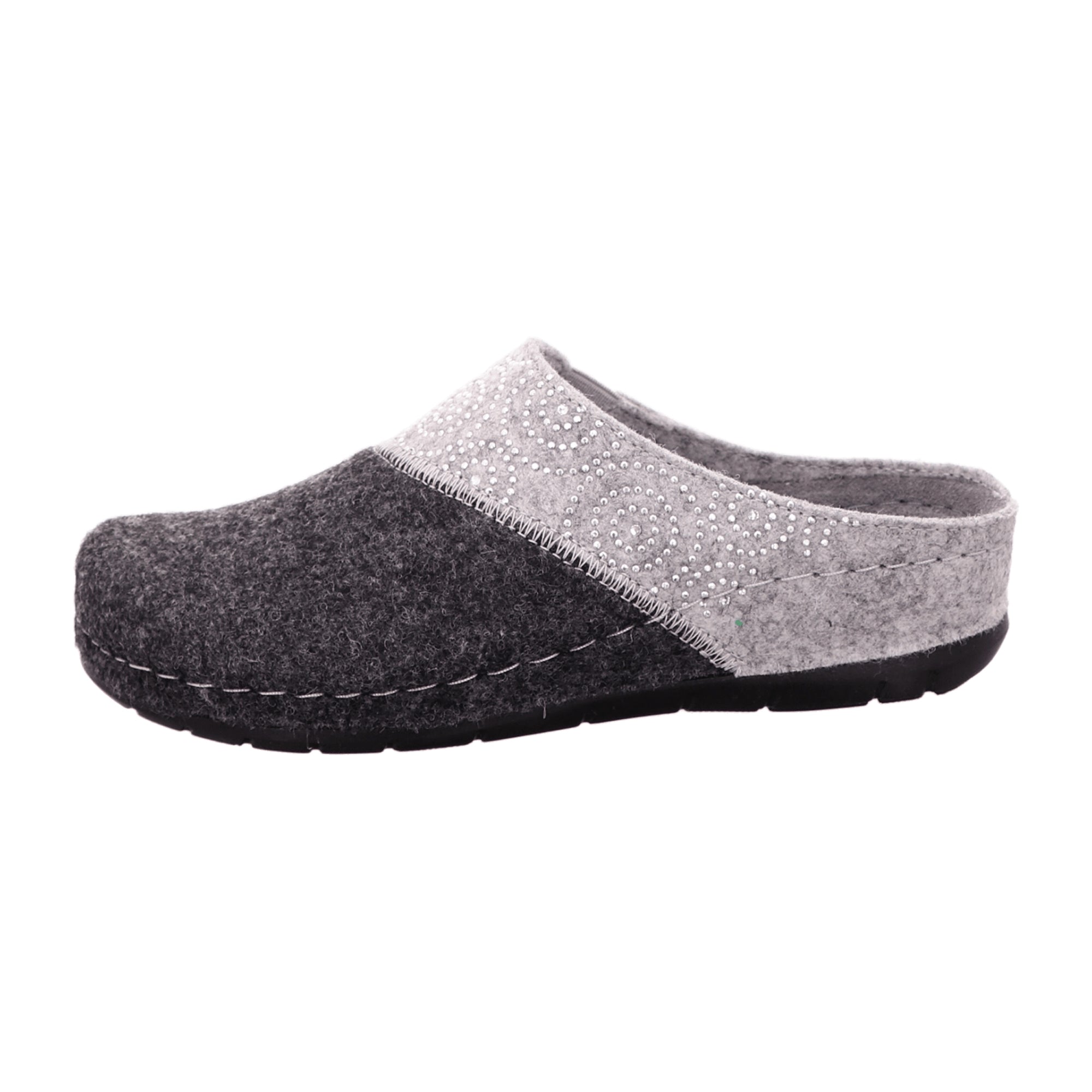 Rohde Women's Gray Soft Felt Slippers Comfortable and Stylish