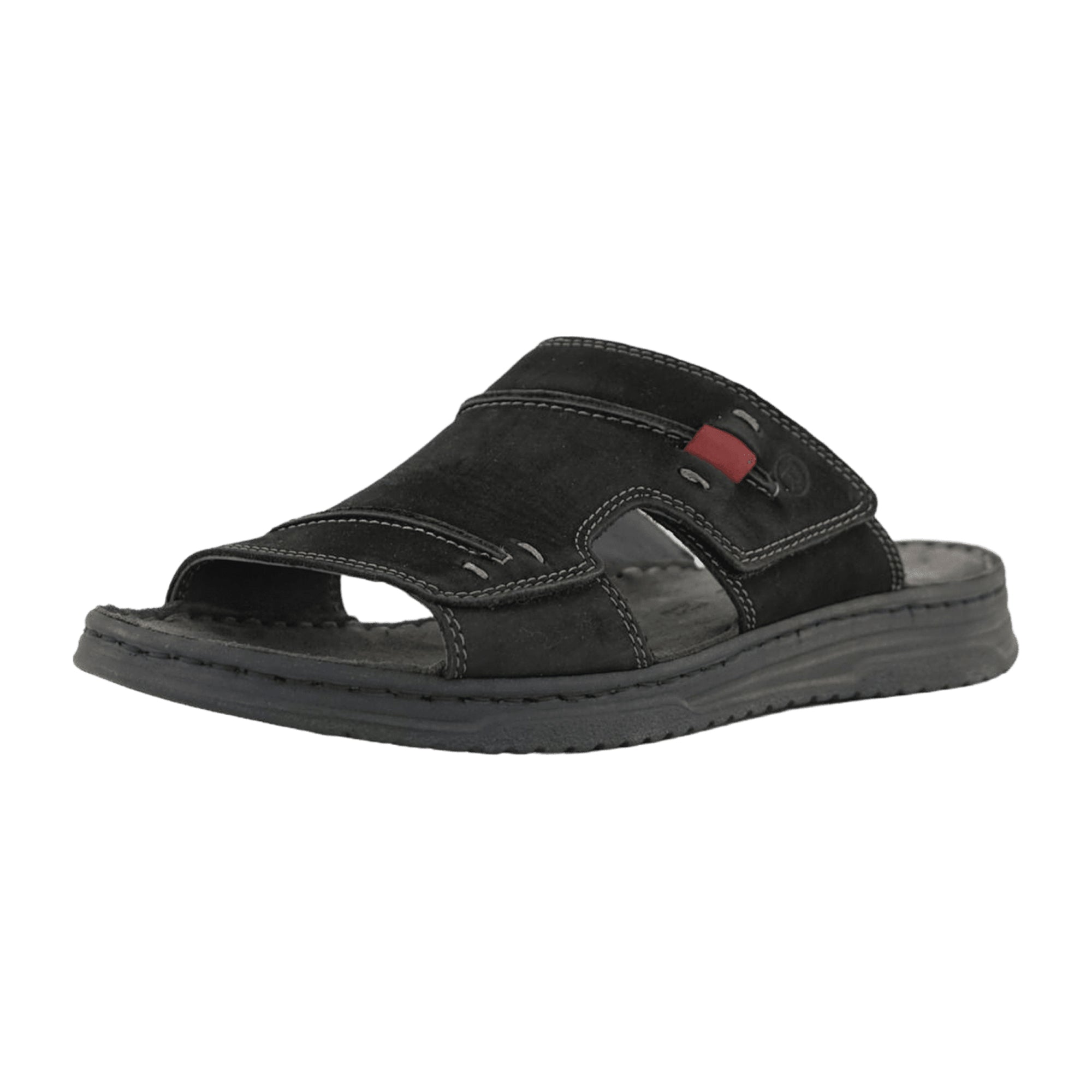 Rohde Black Men's Slip-On Sandals Comfortable Easy Maintenance Durable