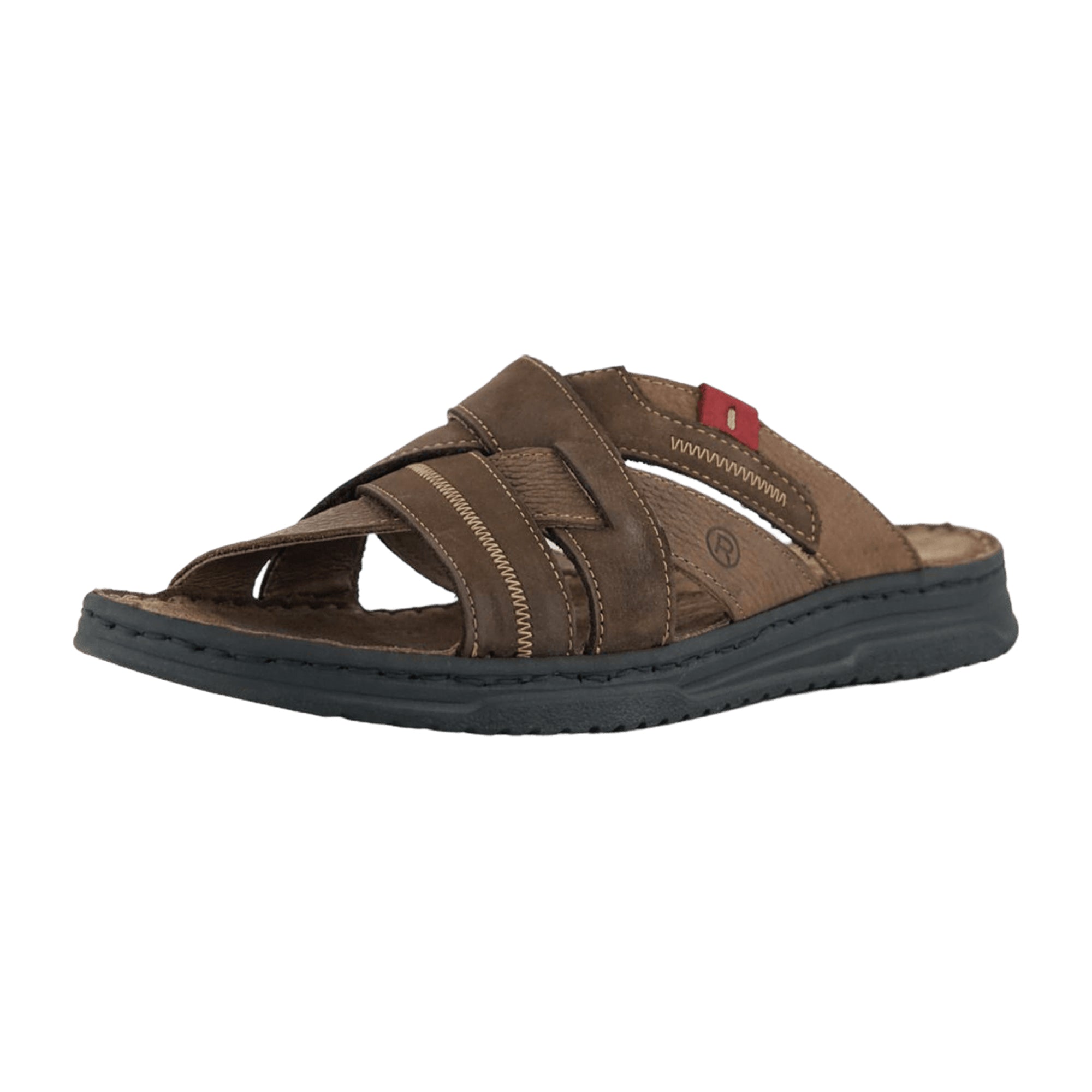 Rohde Brown Men's Slip-On Sandals Comfortable Footbed Easy Care