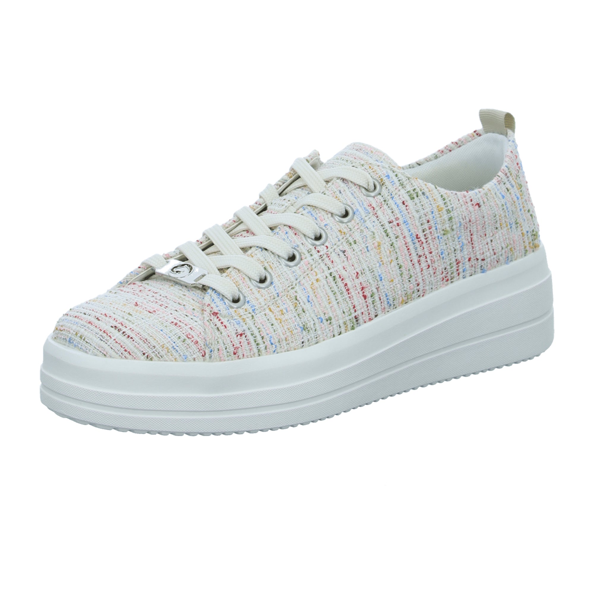 Remonte Carpino Women's Colorful Leather Sneakers with Laces and Rubber Sole