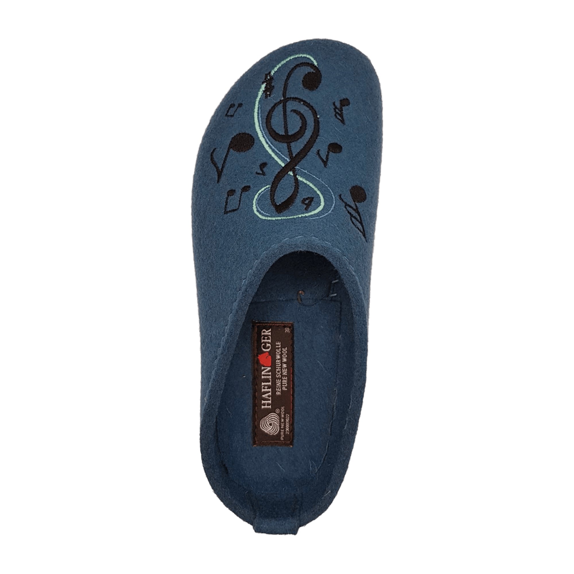 Haflinger Grizzly Melodie Women's Turquoise Clogs - Stylish & Durable Slip-On Shoes